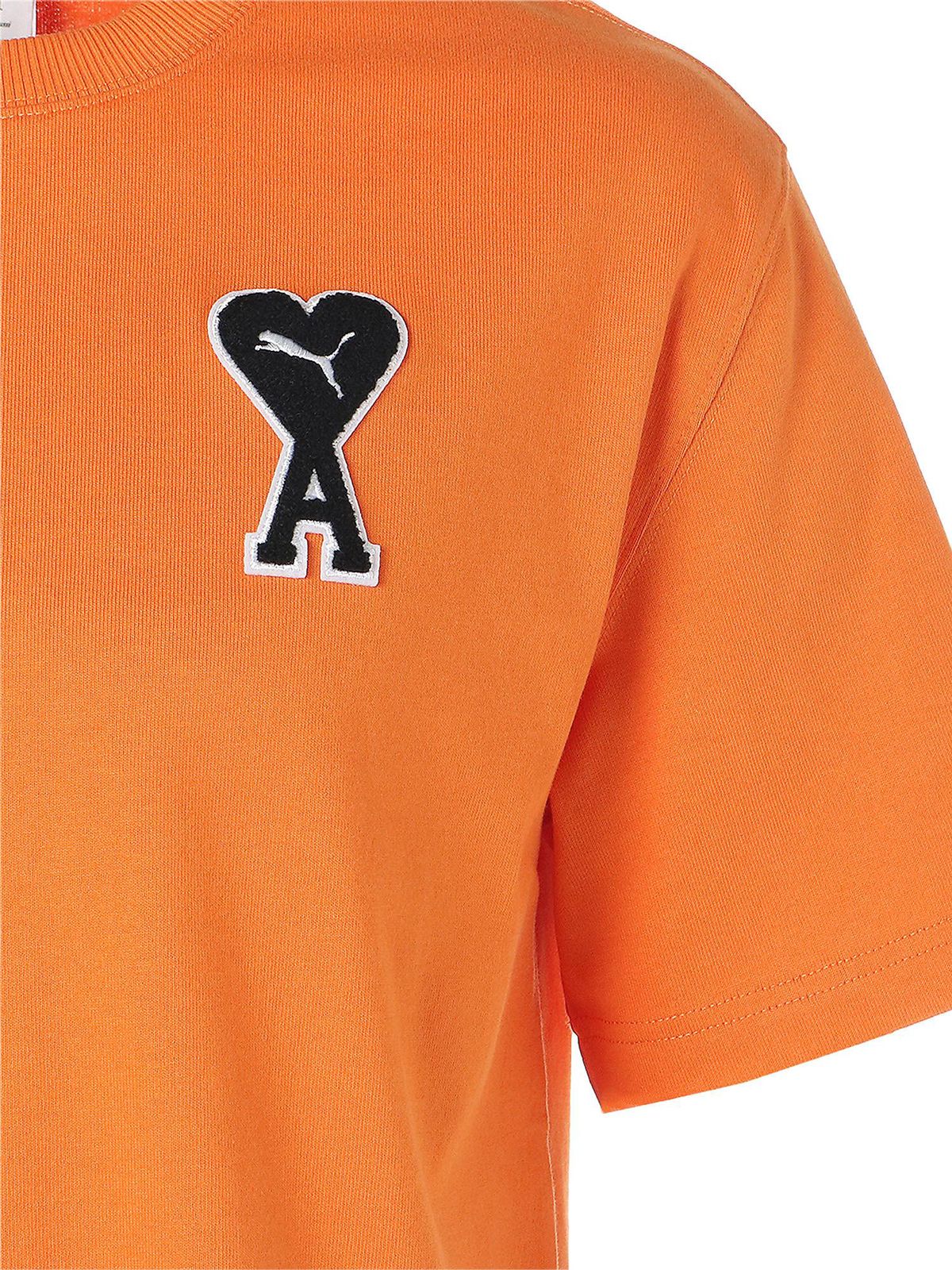 XL新品 AMI Paris × PUMA スウェット シャツ アミ オレンジ