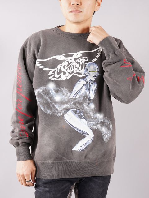 ラスト1点 / SM-S22-0000-074 /  SWEAT SHIRT / SORAYAMA / スウェットシャツ ソラヤマ  (ブラック)