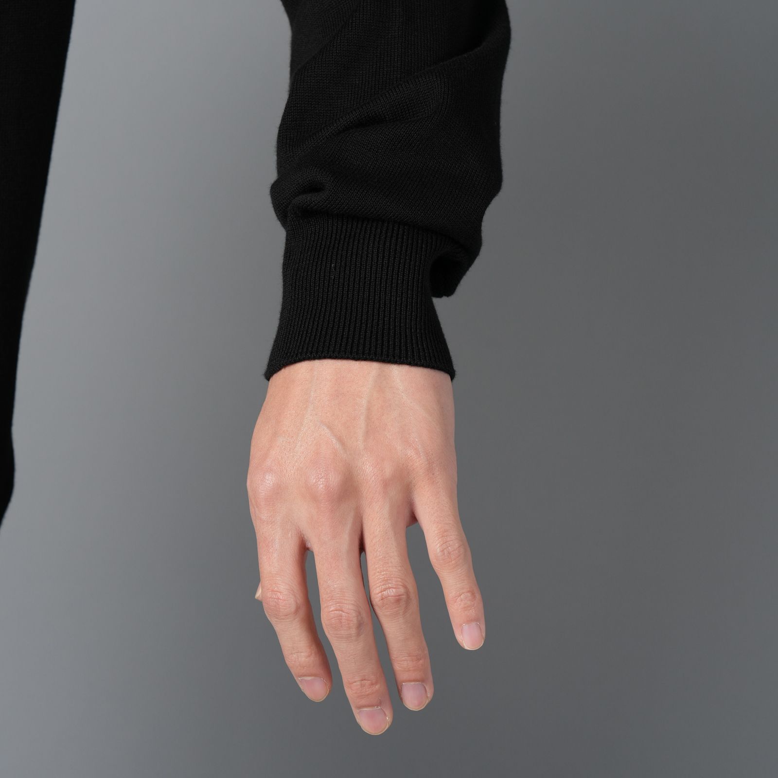 【ラスト1点】5100053 / SOFT ORGANIC COTTON / KNIT SWEATER / ニット  (ブラック)