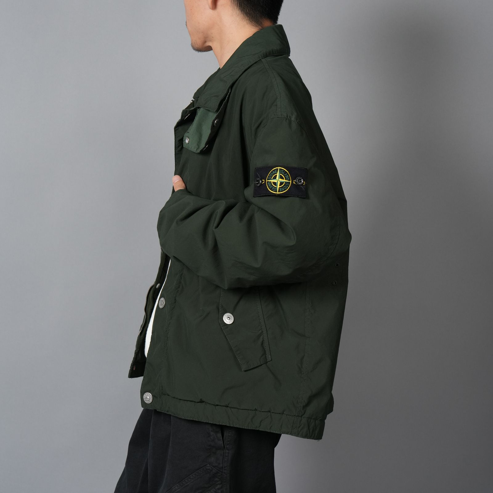 【ラスト1点】Q100015 LIGHT COMPACT TOUCH POLY-TC, 60% RECYCLED POLYESTER / ジャケット (ジュニパー)