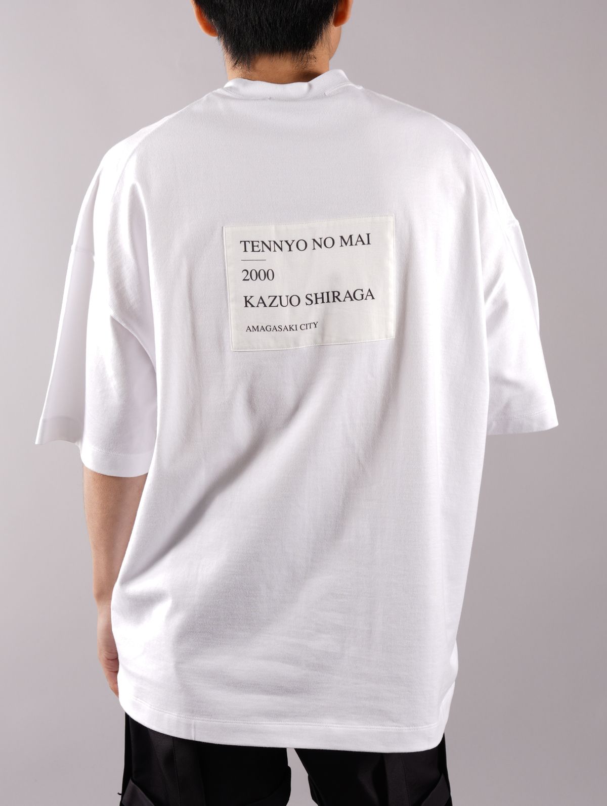 プリント Tシャツ / ドロップショルダー / ホワイト