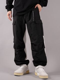 ラスト1点 / HYBRID CARGO PANT / ハイブリッドカーゴパンツ (ブラック/グレー)