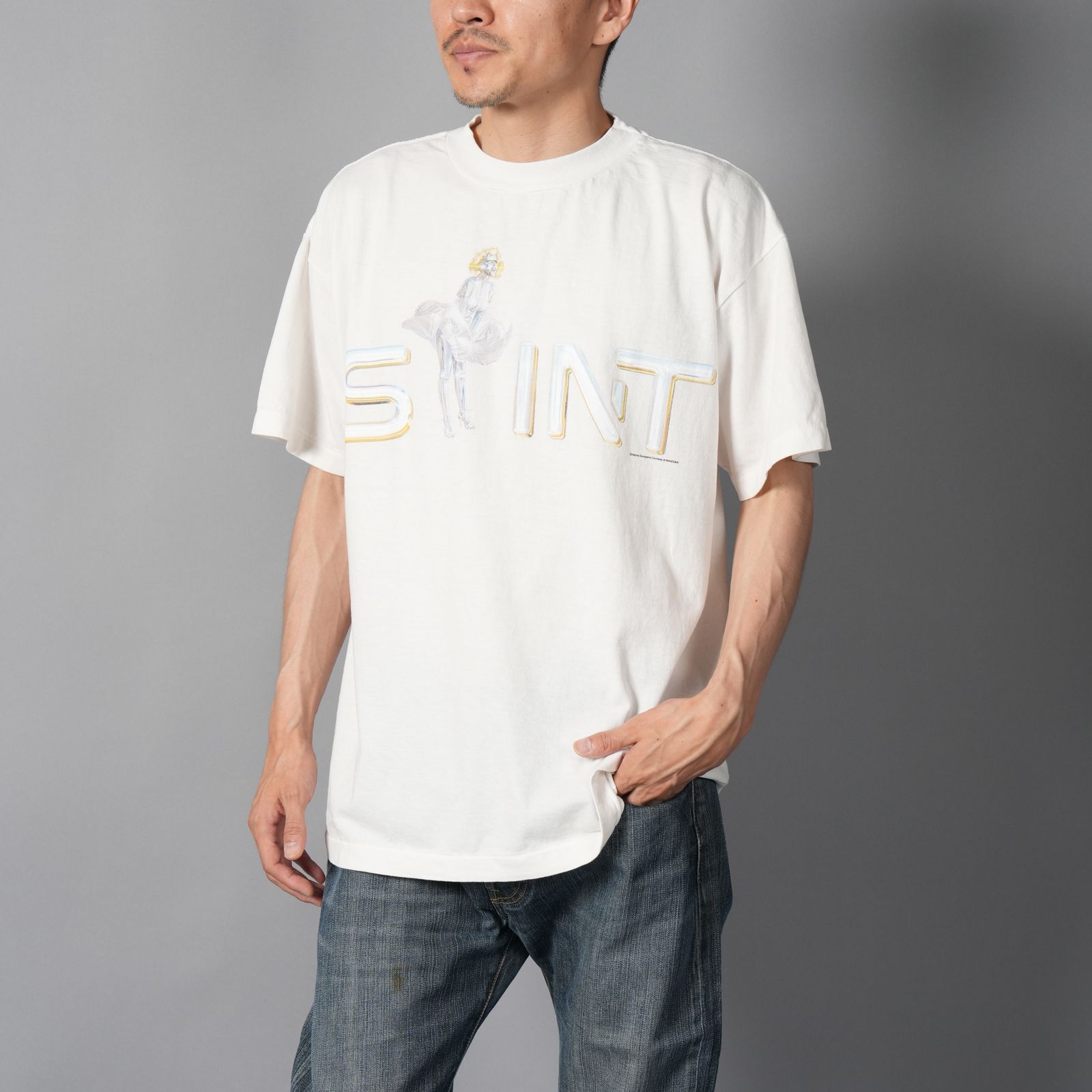 【残りわずか】【コラボ】SM-HR1-0000-C79 / SRYM / SS TEE / LOVERS / WHITE / Tシャツ (ホワイト)
