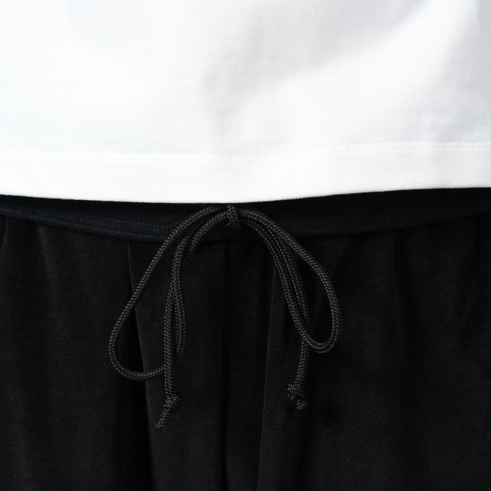 【ラスト1点】VELOUR TRACK PANTS / ベロア トラックパンツ (ブラック)