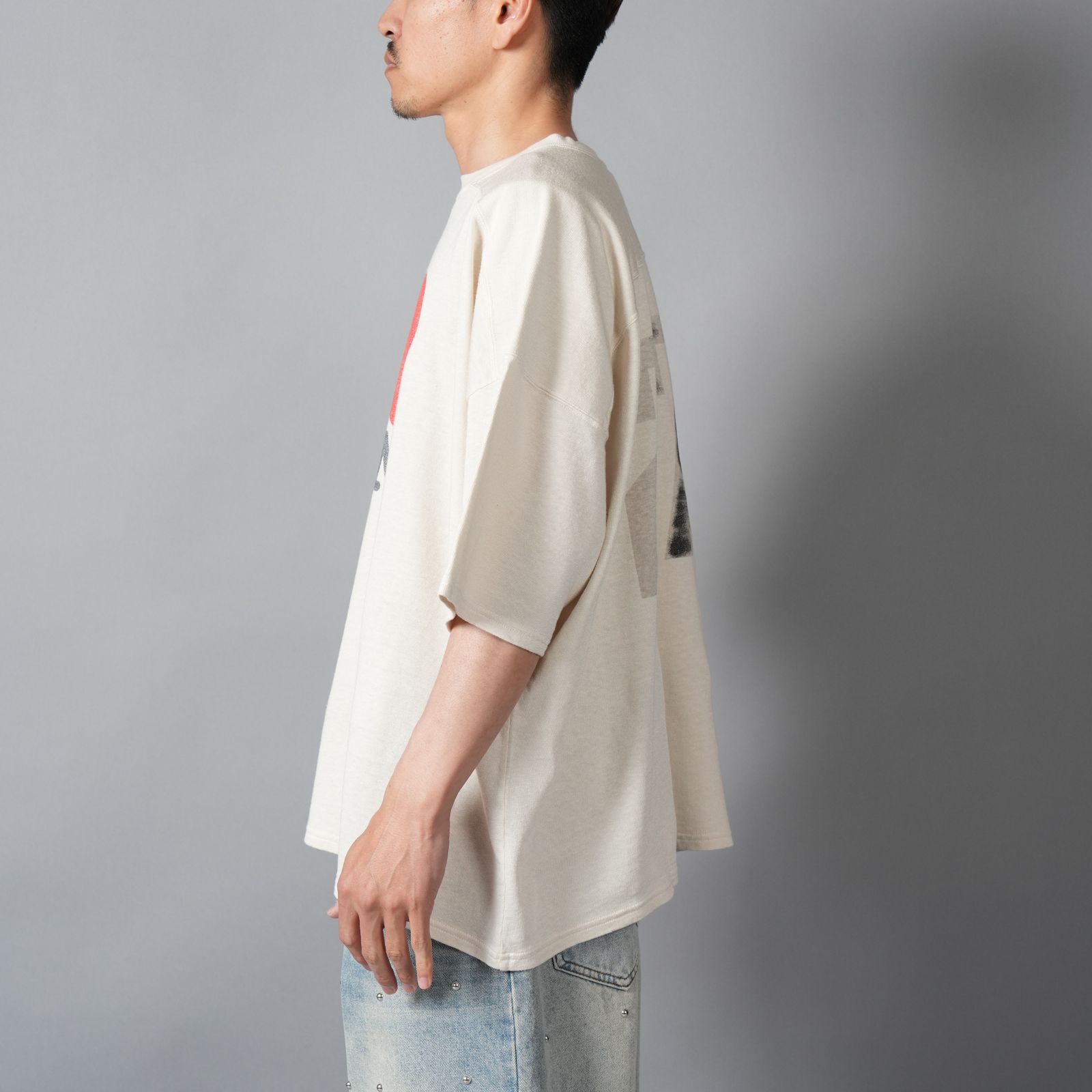 【残りわずか】SM-MK8-0000-025 / SS T-SHIRT / FOOTBALL / WHITE / フットボールTシャツ (ホワイト)