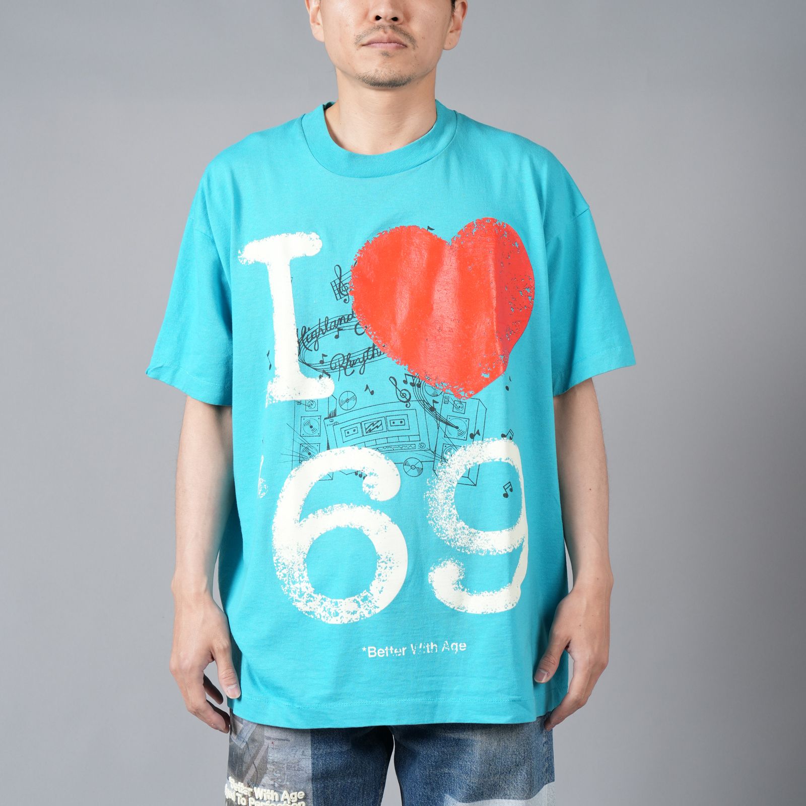 Pura Tee  / ピュア Tシャツ [XXLサイズ] (ブルー)
