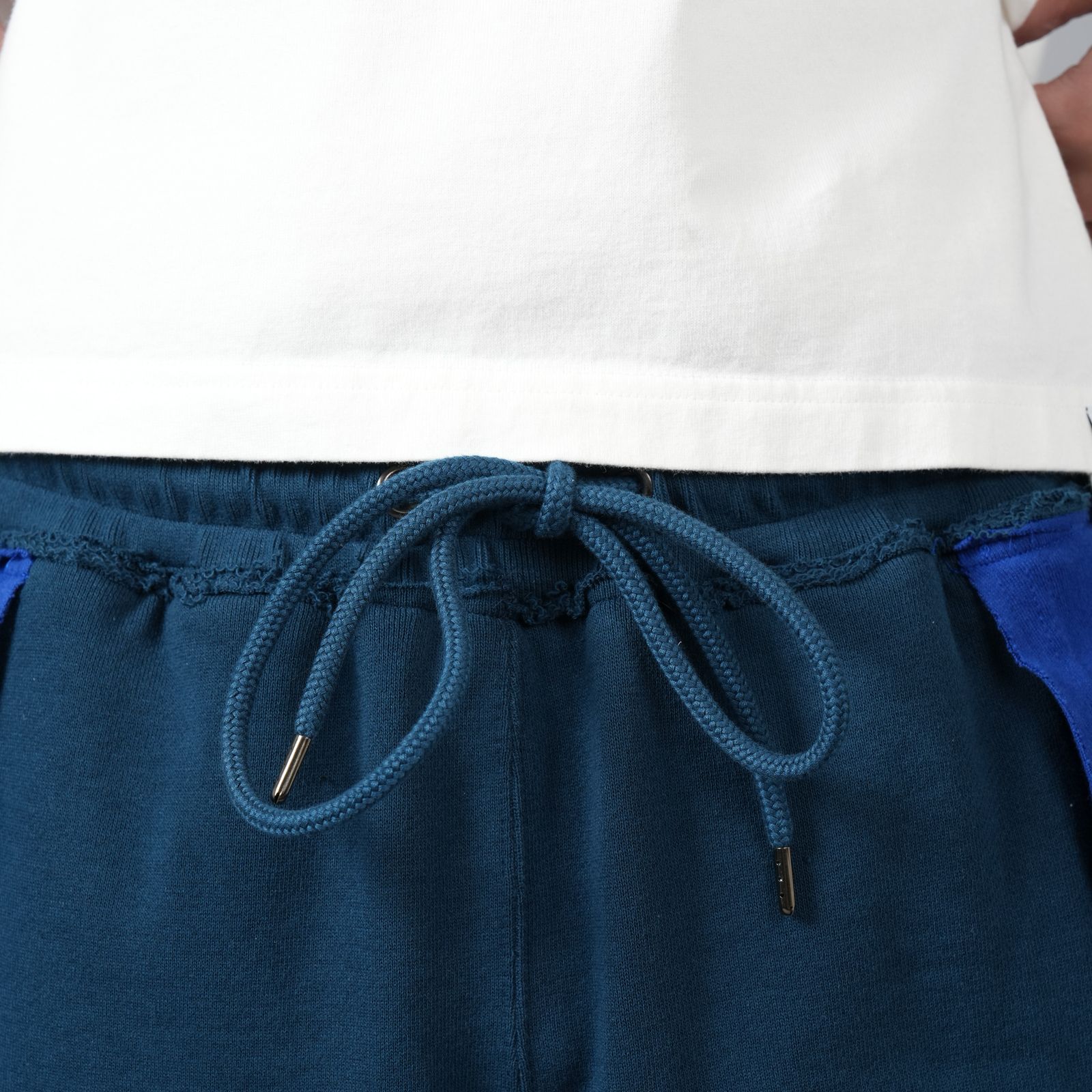 【ラスト1点】 BARS SWEAT SHORTS / セブンバー スウェットショーツ (ペトロル)