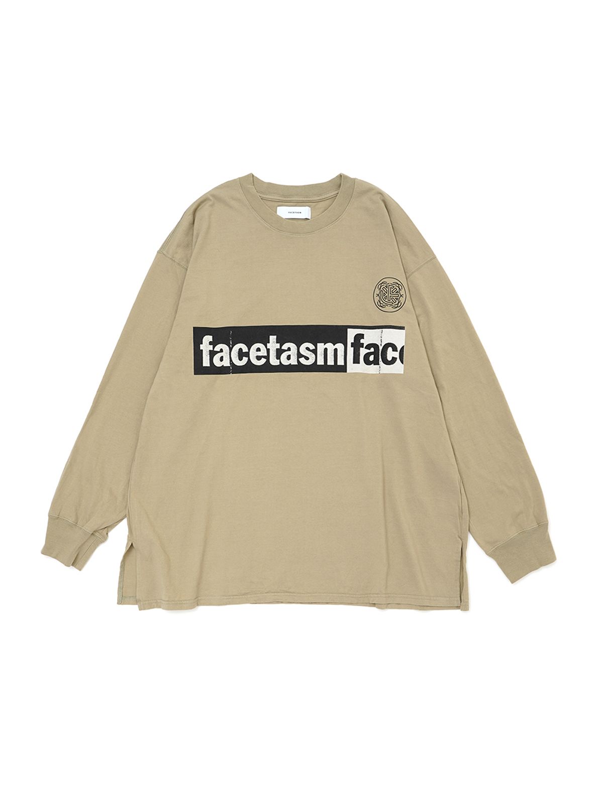 FACETASM - 【ラスト1点】LOGO LONG TEE / ロングTシャツ(ロゴ) / TOF