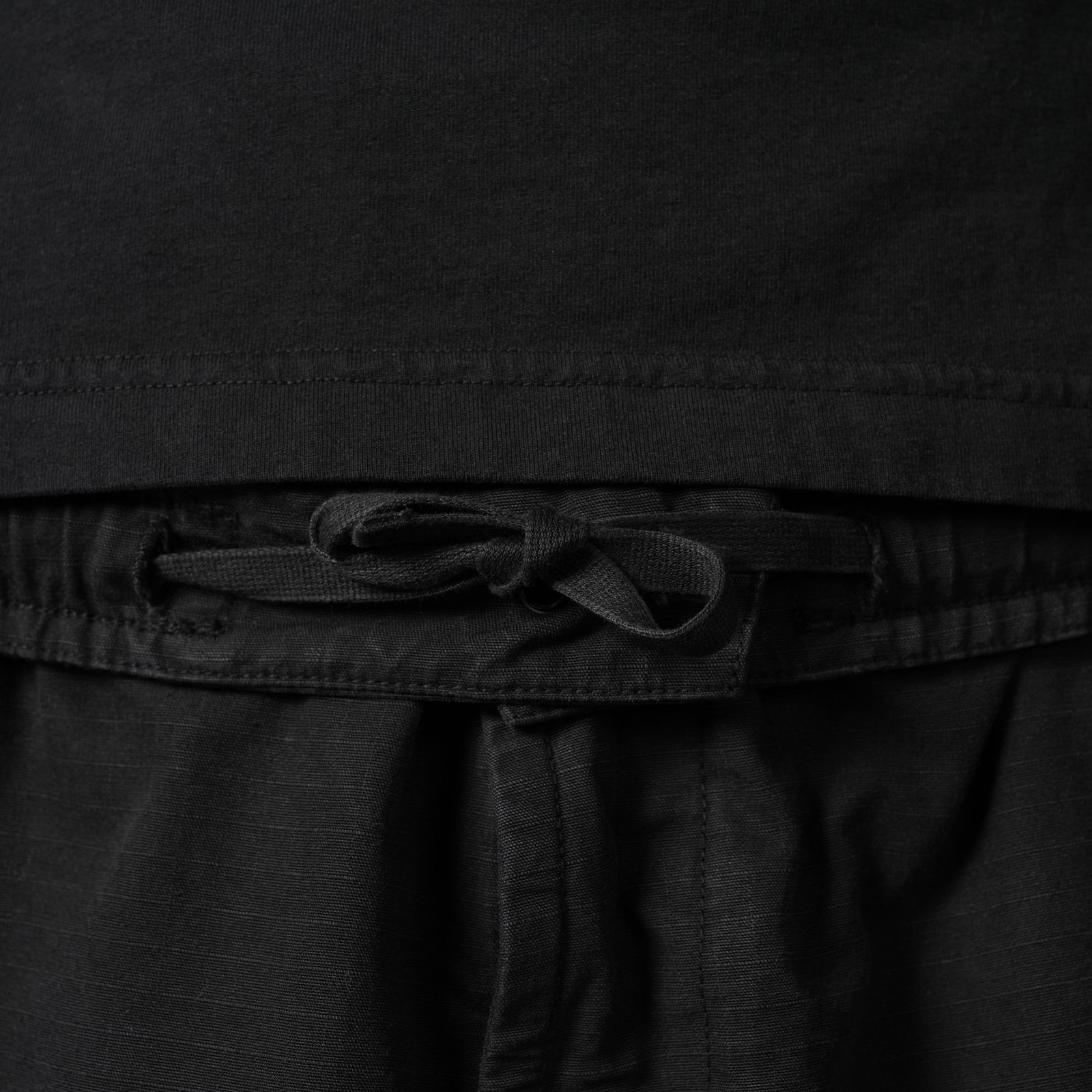 3100015 ORGANIC COTTON RIPSTOP / コットンリップストップ カーゴパンツ  (ブラック)