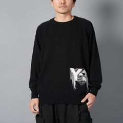 【ラスト1点】Y-3 Logo Knit Crew Sweatshirt  / ニットセーター (ブラック)