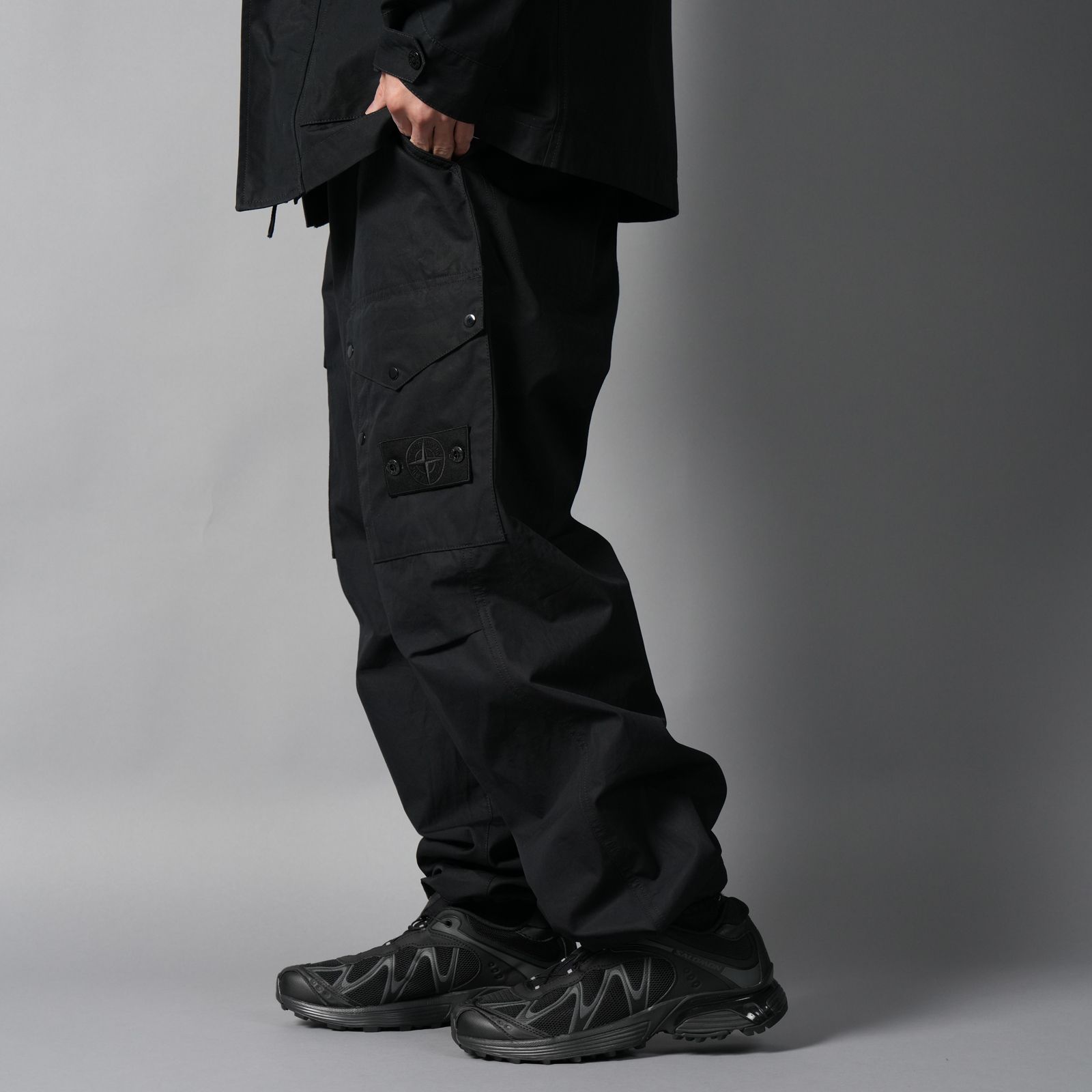 3100017 / ALL-WEATHER COTTON CANVAS_S.I. GHOST / カーゴパンツ (ブラック)