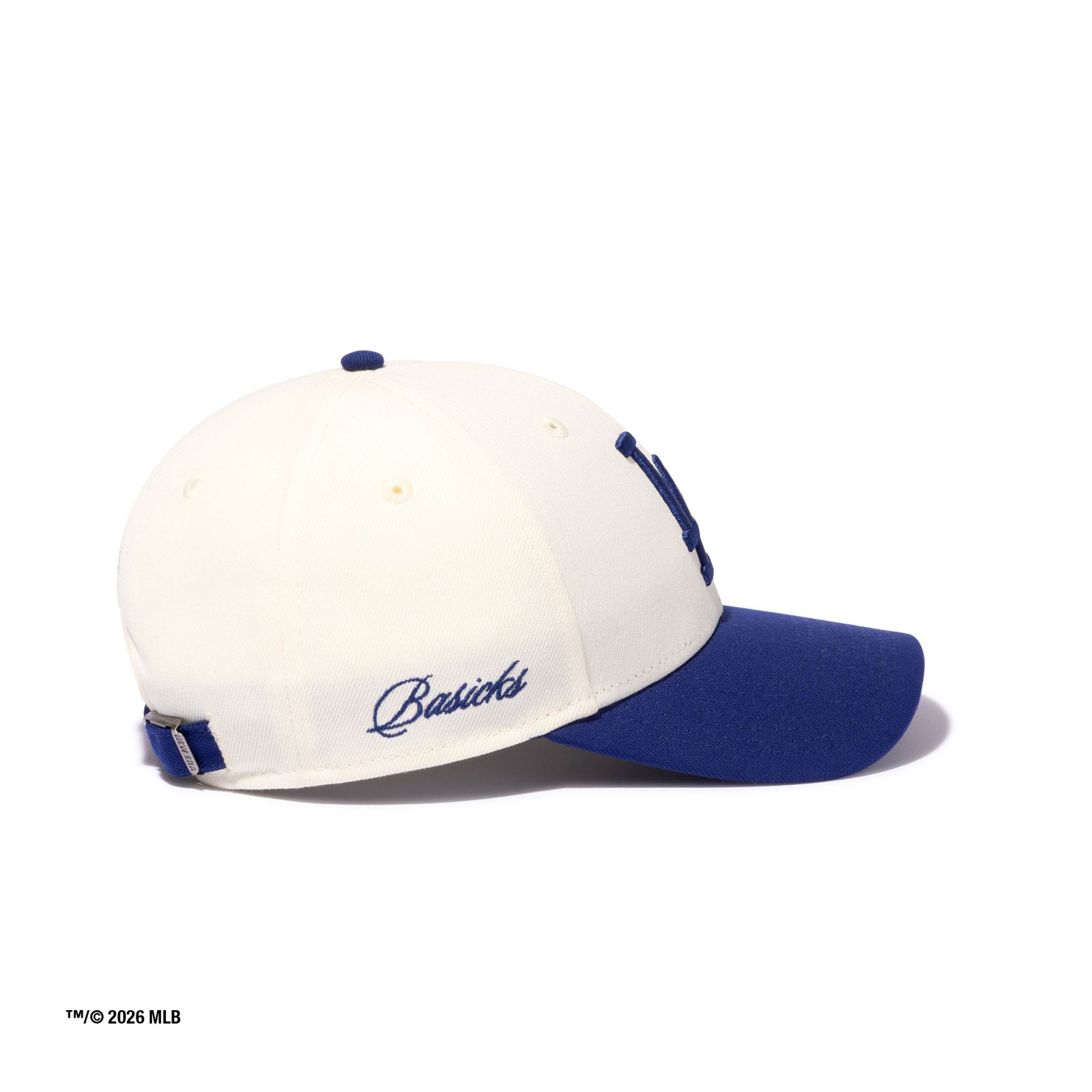 【限定】BASICKS x Newera Dodgers Cap / ベイシックス x ニューエラ ドジャース キャップ (ブルー/ホワイト)