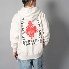 【コラボ】EU-HR1-0000-C02 / EU LOGO CL HOODIE / パーカー・プルオーバフーディー (アイボリー)