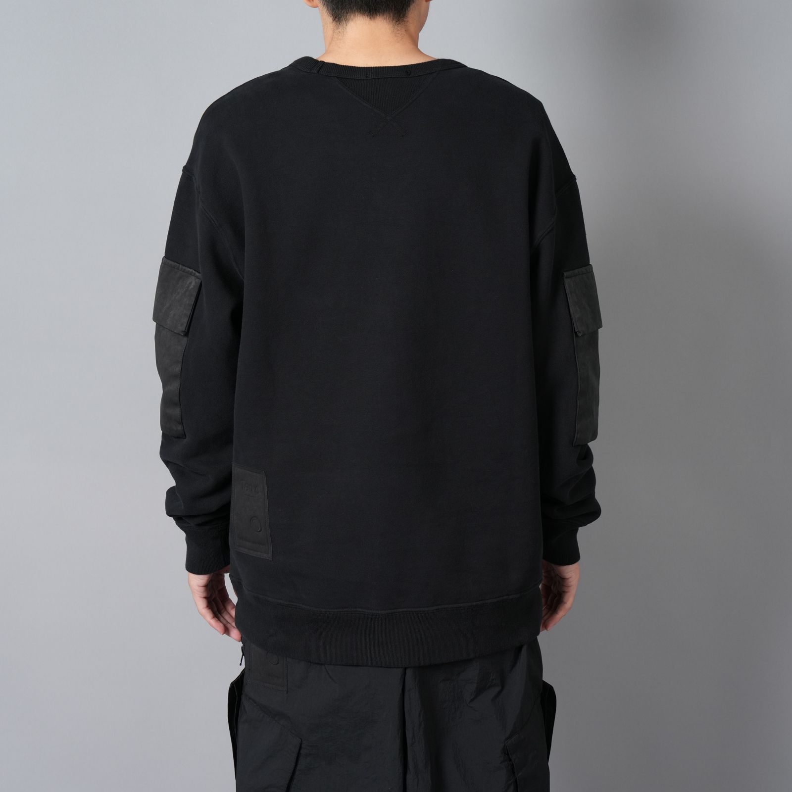 【ラスト1点】FELPA GIROCOLLO / CREW NECK SWEAT / クルーネックスウェット(ブラック)