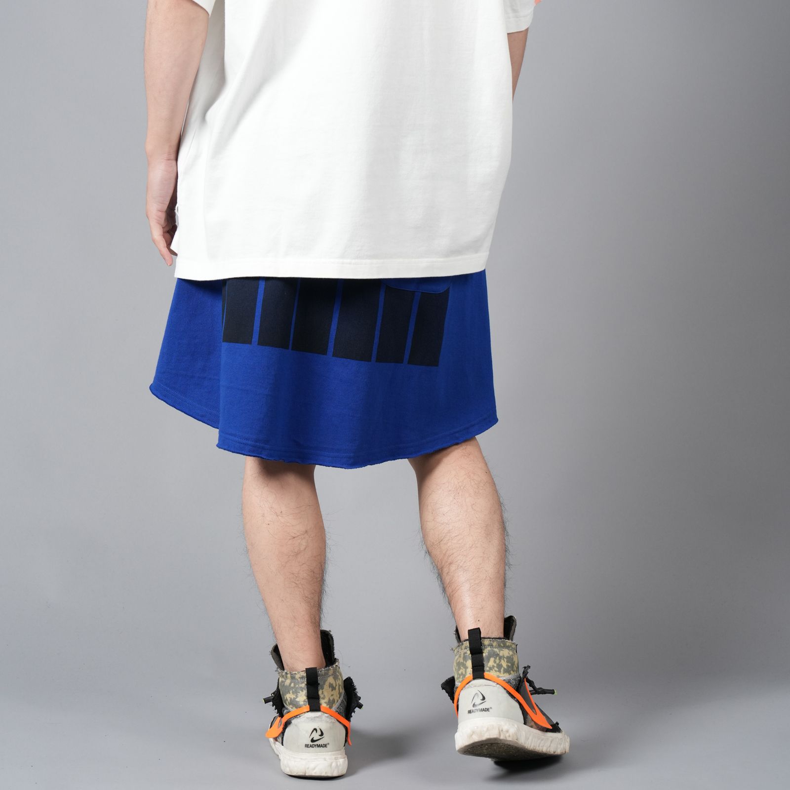 【ラスト1点】 BARS SWEAT SHORTS / セブンバー スウェットショーツ (ペトロル)