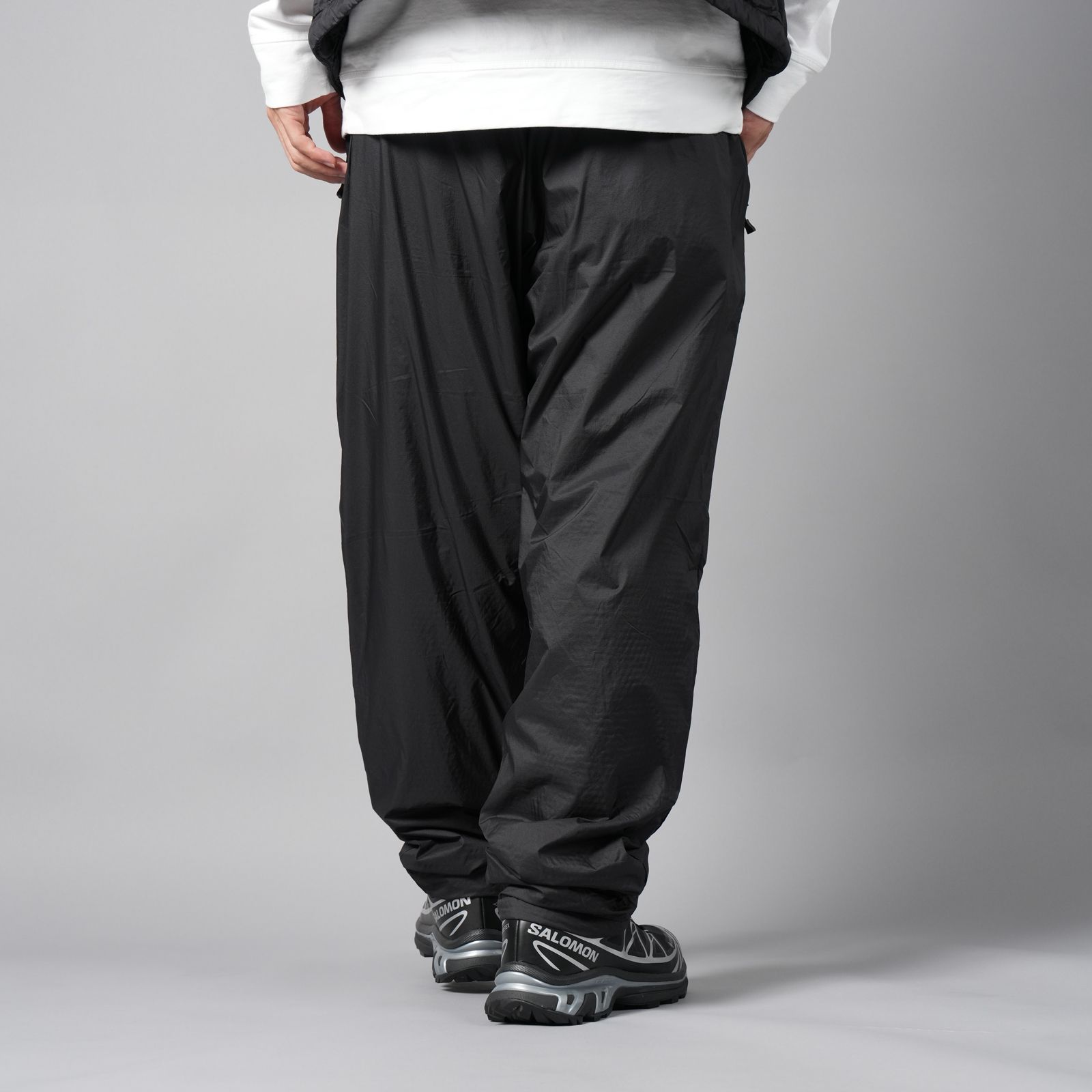 【ラスト1点】WR NY RIP x POLATEC®ALPHA® PANTS  / ナイロンリップストップパンツ (ブラック)