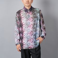 【ラスト1点】TIE DYE TULLE SHIRTS / タイダイ チュールシャツ (ピンク)