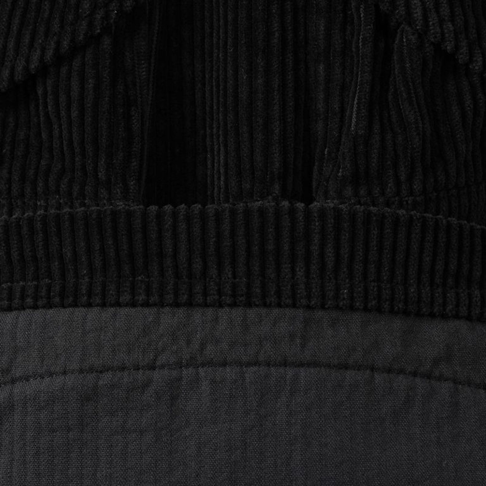 【ラスト1点】 11611 CORDUROY 400 TC / コーデュロイオーバーシャツ / アノラックジャケット (ブラック)