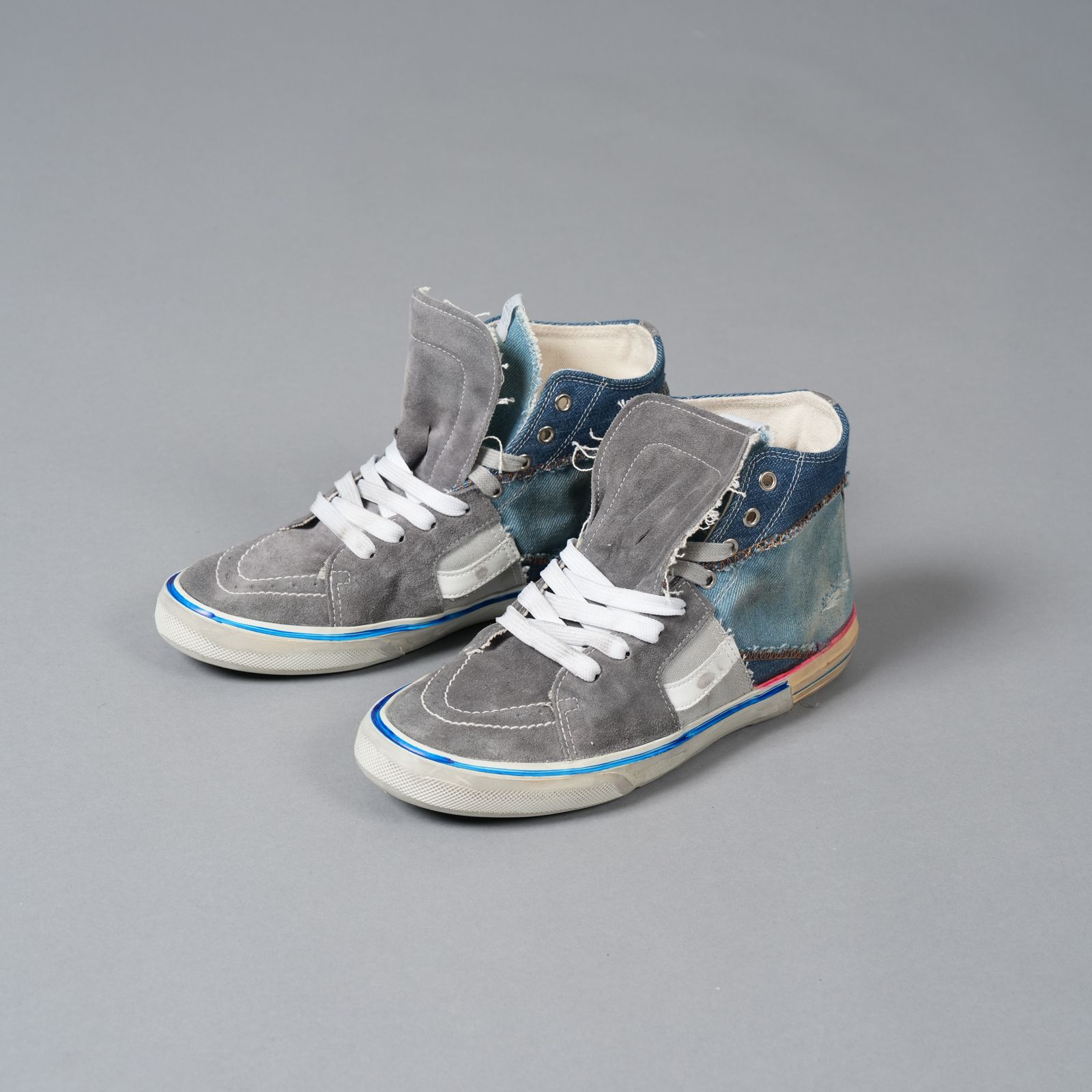 【ラスト1点】CALY STAR HI / キャリースターハイ / スニーカー (グレー/デニム)