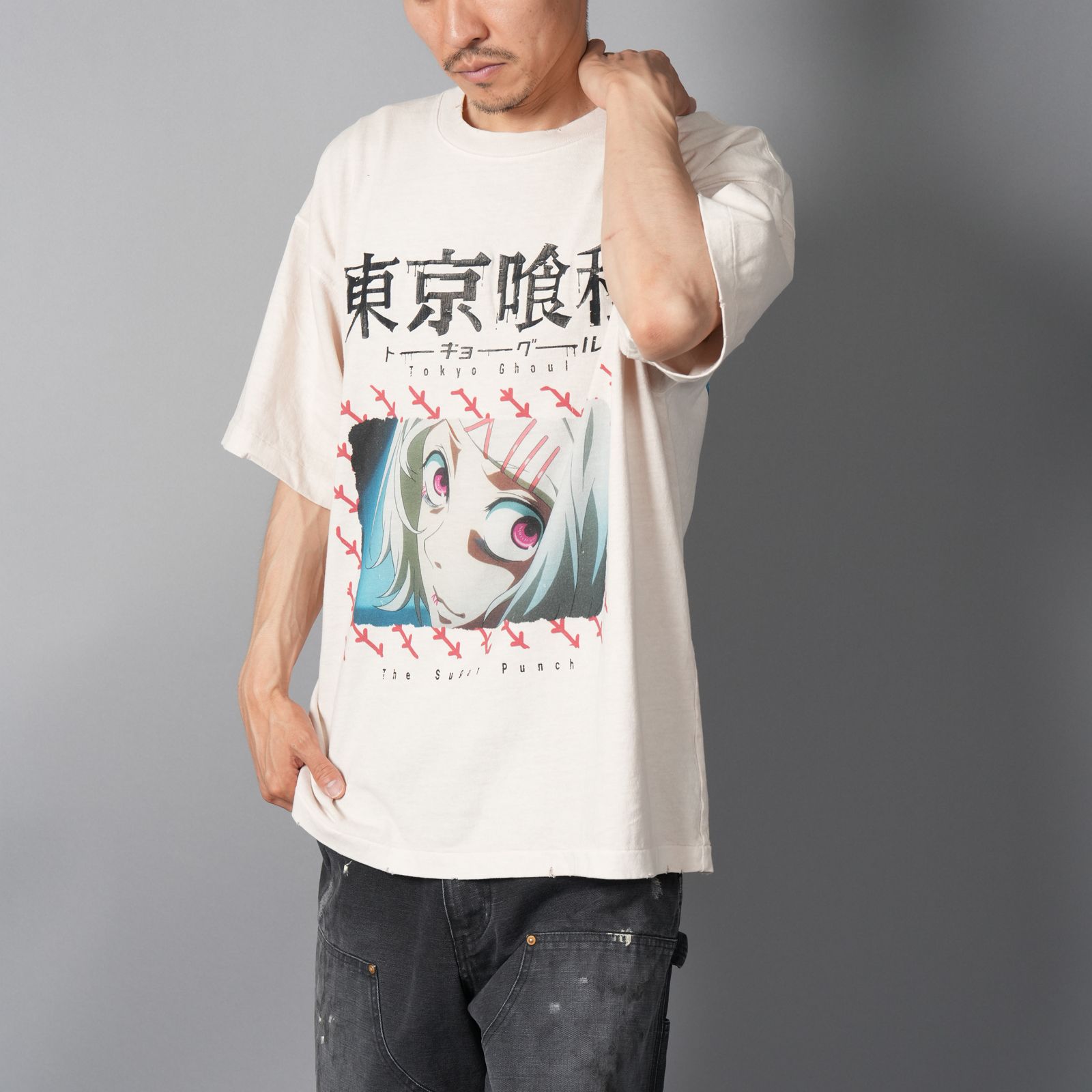 【残りわずか】[東京喰種]  TTGM25SM009 / S/S T-Shirt   (JUZO)  / Tシャツ (ホワイト)