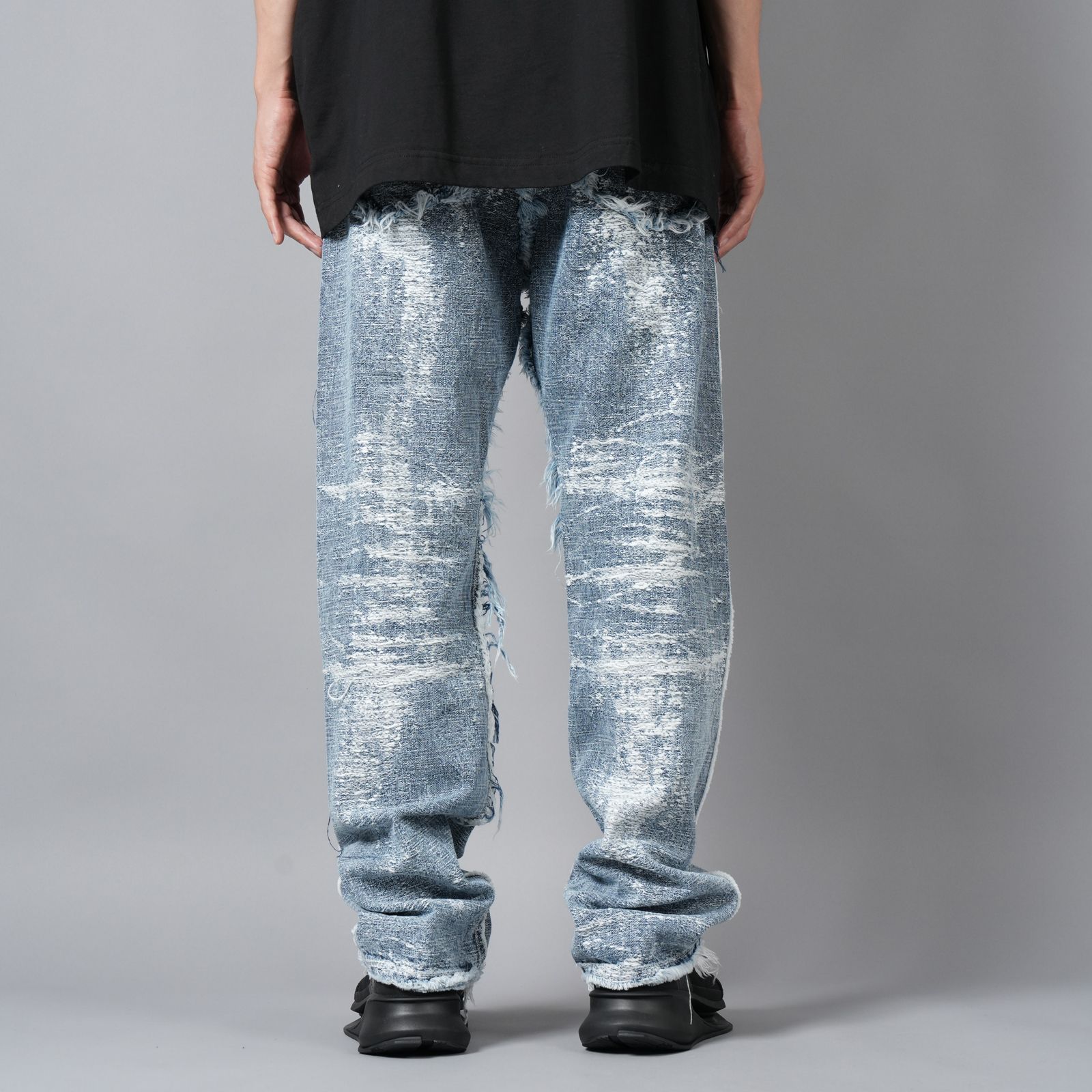 【ラスト1点】STRAIGHT DENIM PANTS / ストレート デニムパンツ (インディゴケミカル)
