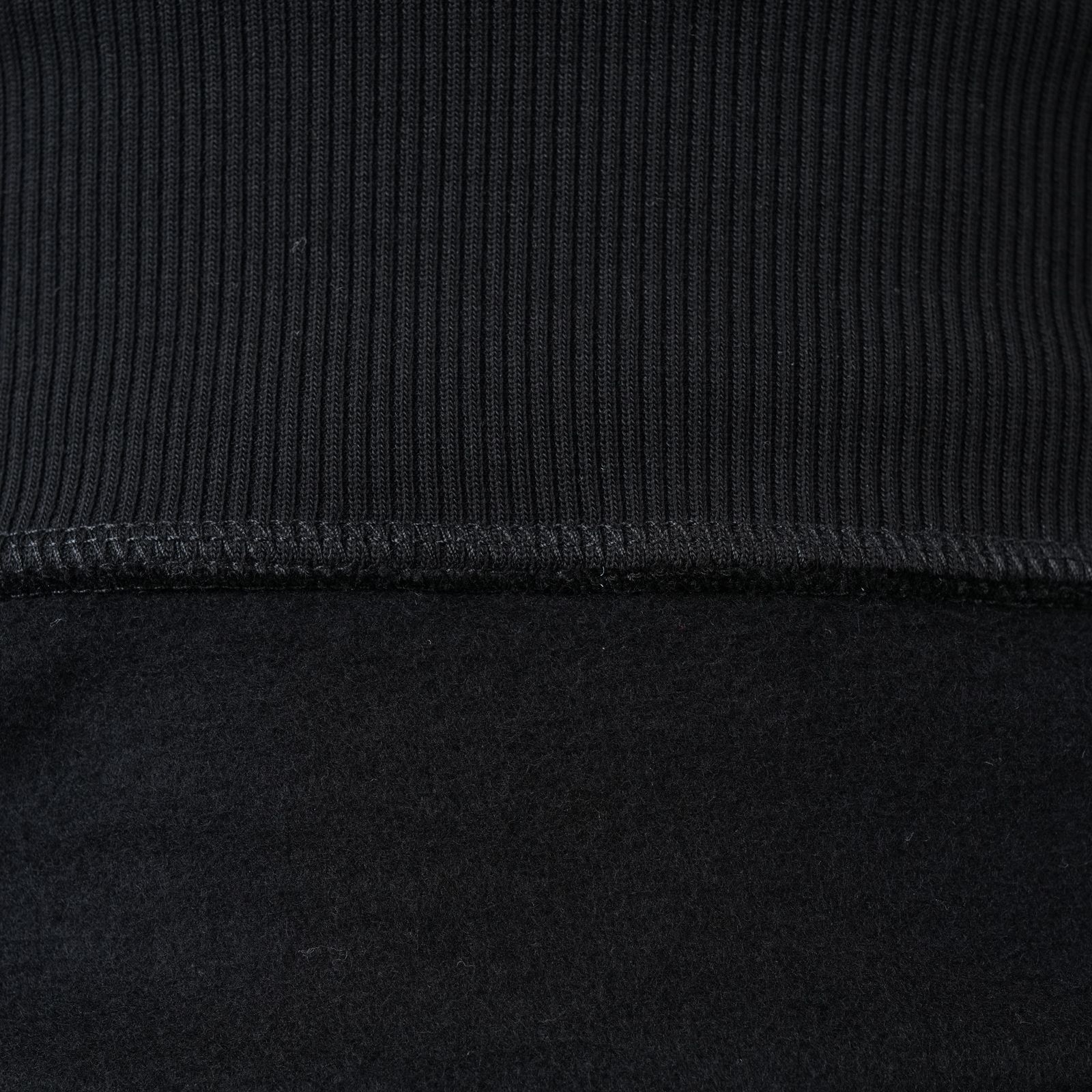 【ラスト1点】BALMAIN STITCH COLLAR SWEATSHIRT / バルマン ステッチカラー スウェットシャツ (ブラック)