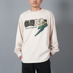 [幽遊白書]  TYUM24AM008 / L/S T-Shirt (YUSUKE/KUWABARA/HIEI /KURAMA)  / ロンT・カットソー (ホワイト)
