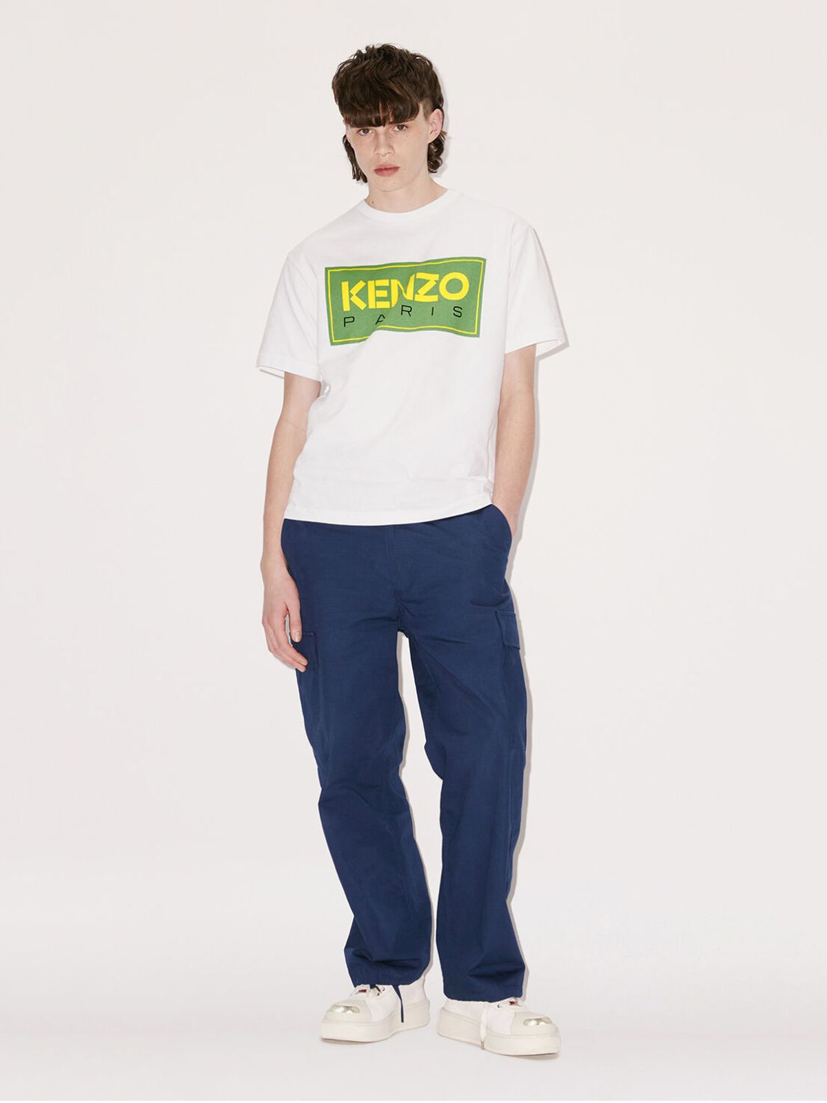 KENZO   Tricolor Kenzo Paris Tee / ケンゾー パリ クラシック T