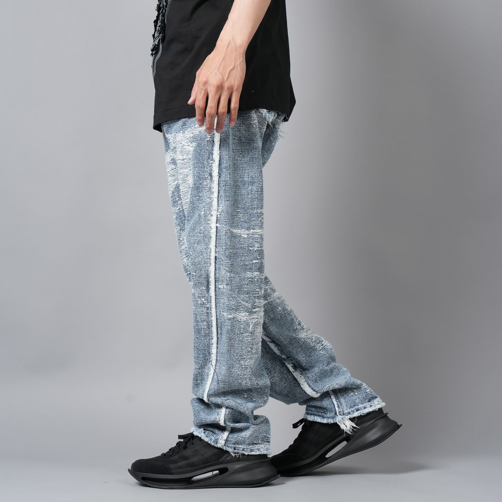 【ラスト1点】STRAIGHT DENIM PANTS / ストレート デニムパンツ (インディゴケミカル)