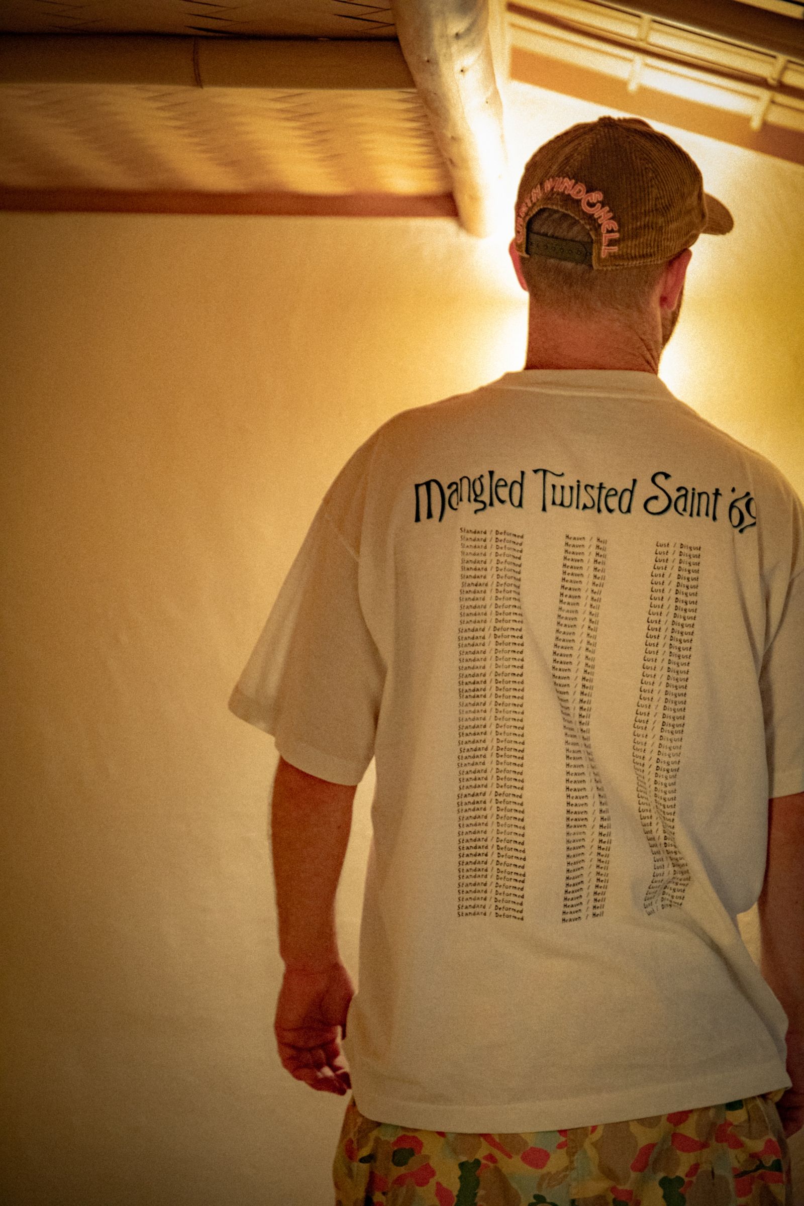 【コラボ】SM-MK8-0000-C09 / SW_SS T-SHIRT / TWISTED SAINT / Tシャツ (ホワイト)