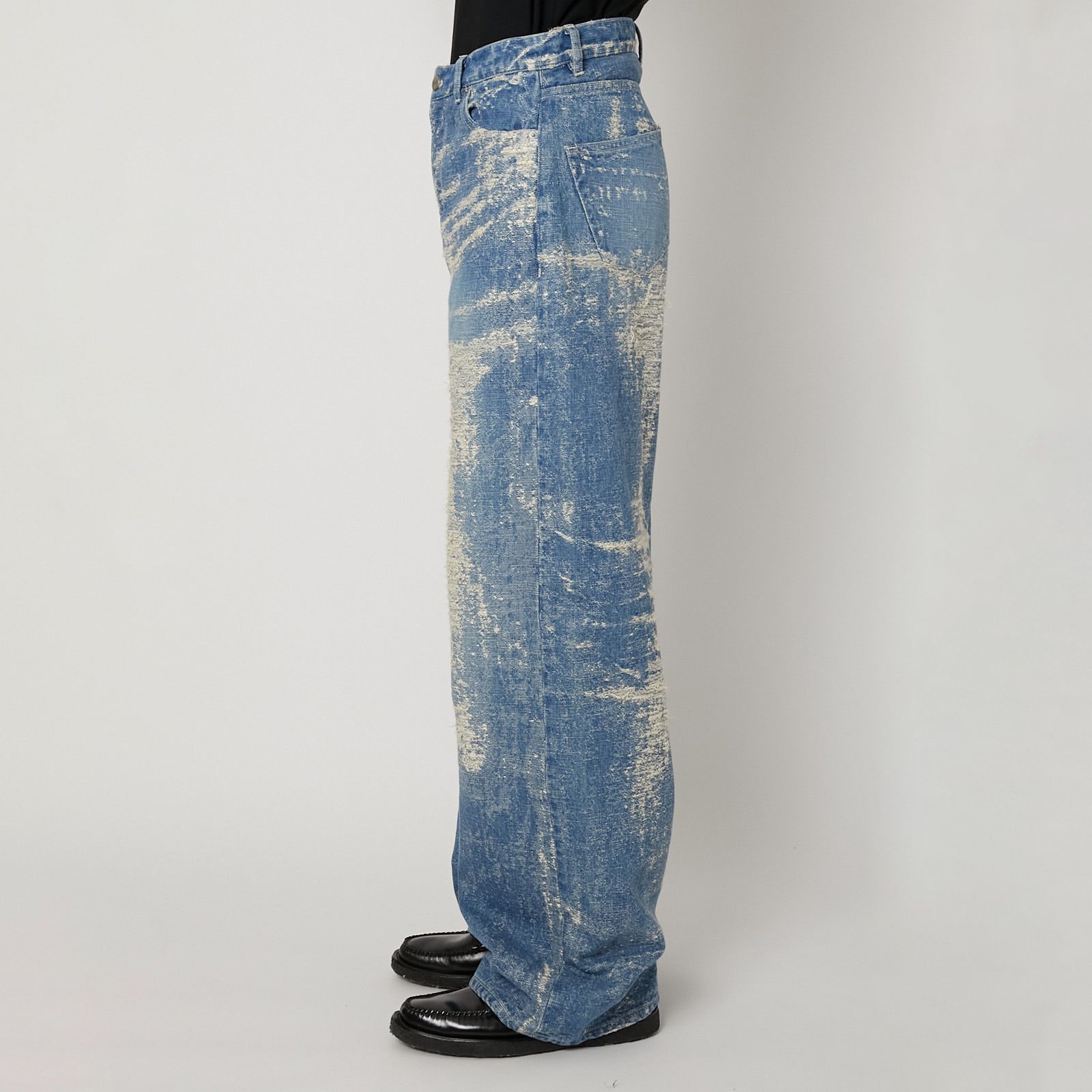 [予約商品] Wide Denim / ワイドデニム (インディゴブリーチ)