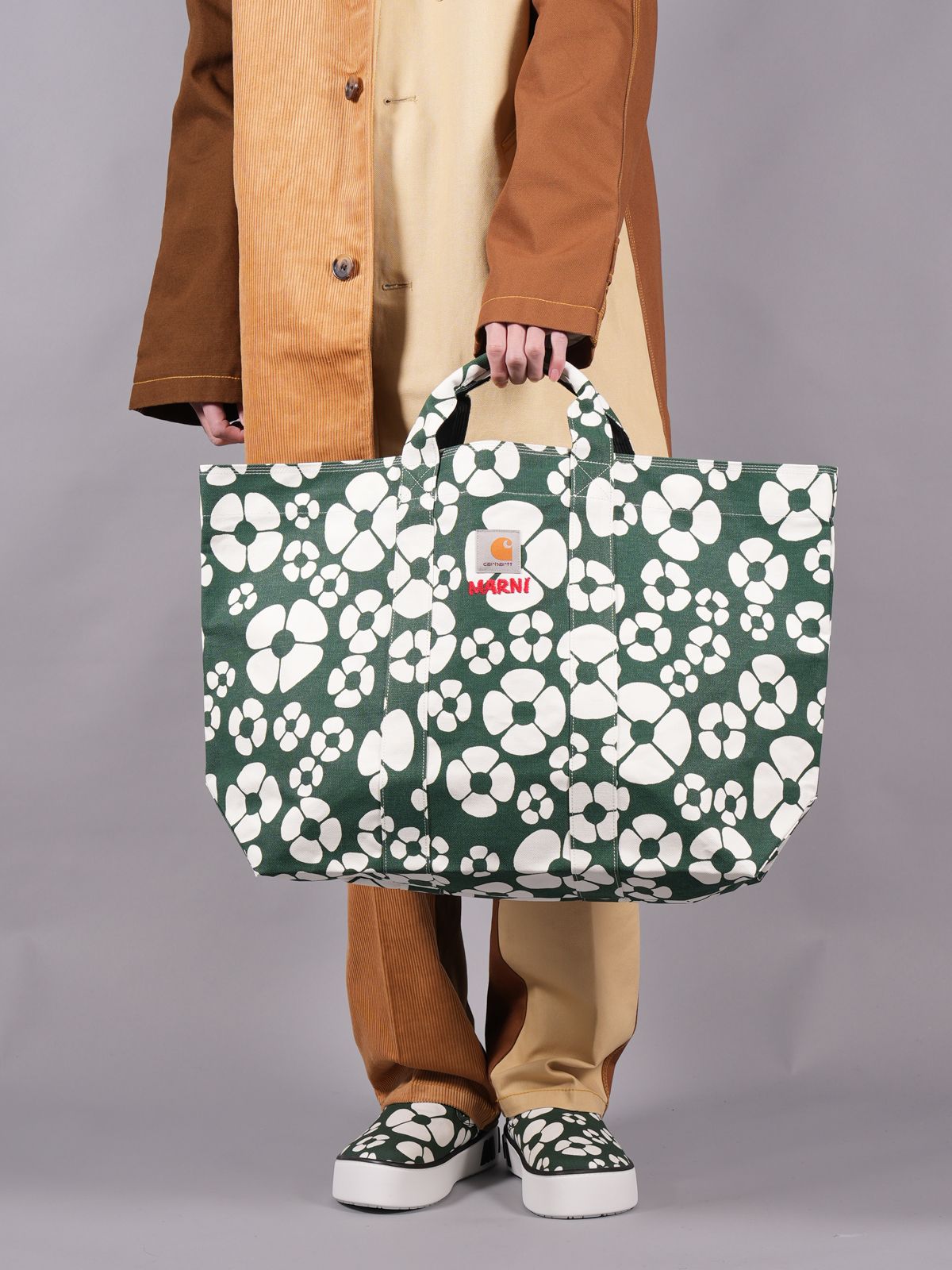 MARNI   MARNI X CARHARTT WIP   YELLOW SHOPPER / トートバック サン