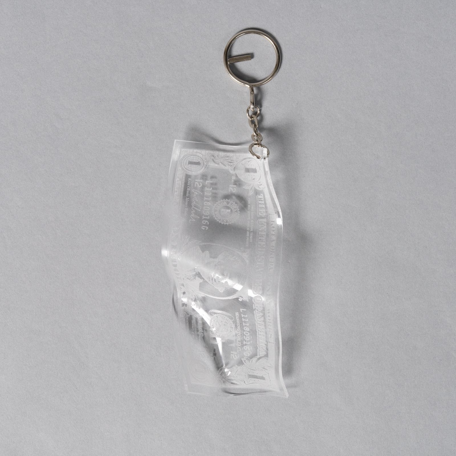 ACRYLIC KEYRING / アクリルキーリング / 💲 / ドル (クリア)