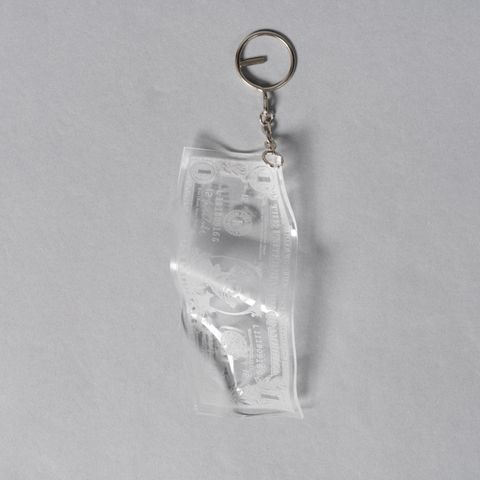 ACRYLIC KEYRING / アクリルキーリング / 💲 / ドル (クリア)