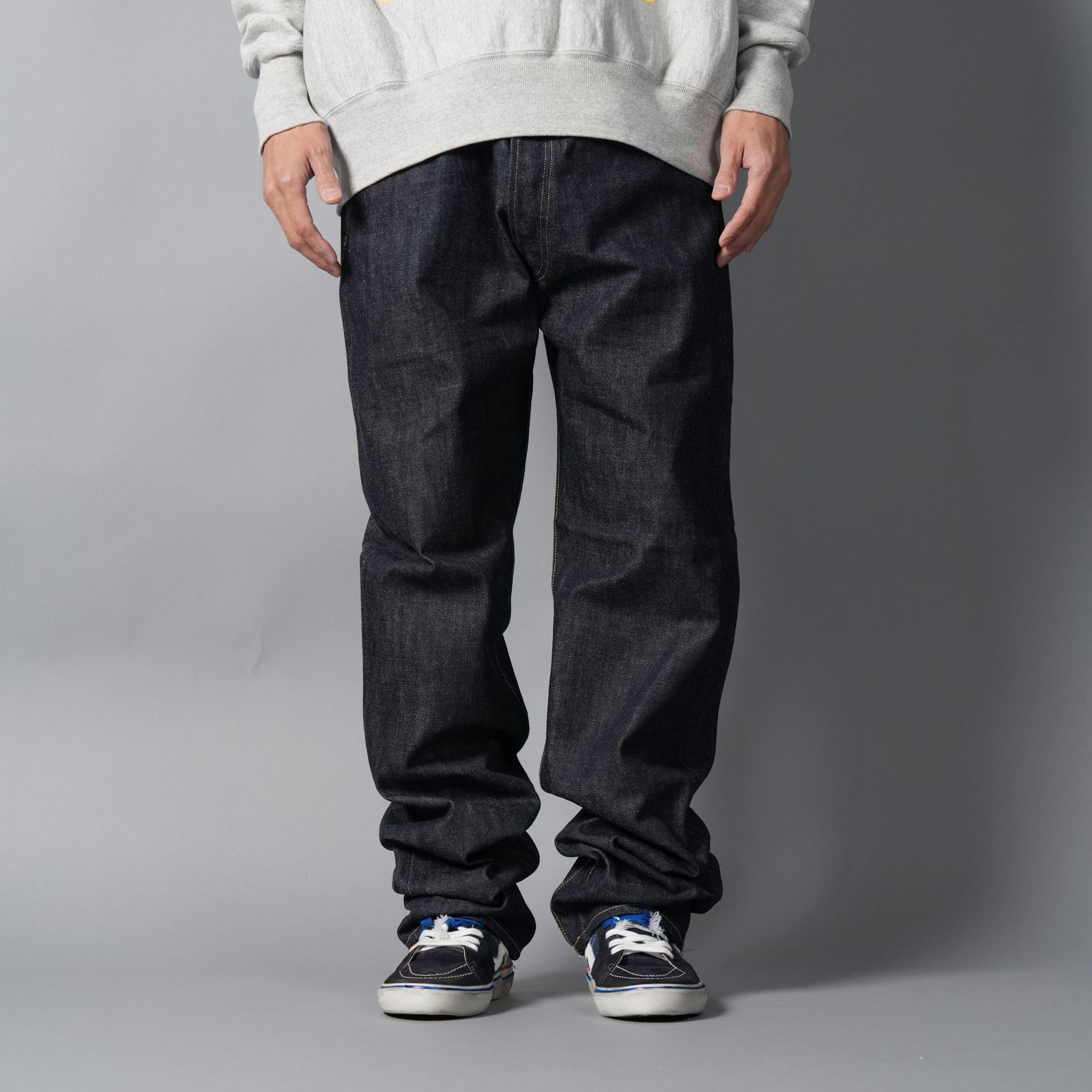 【残りわずか】【コラボ】SM-HR1-0000-C61 / BB_DENIM PNT /  5PKTS REGID / BLUE / デニムパンツ (ブルー)