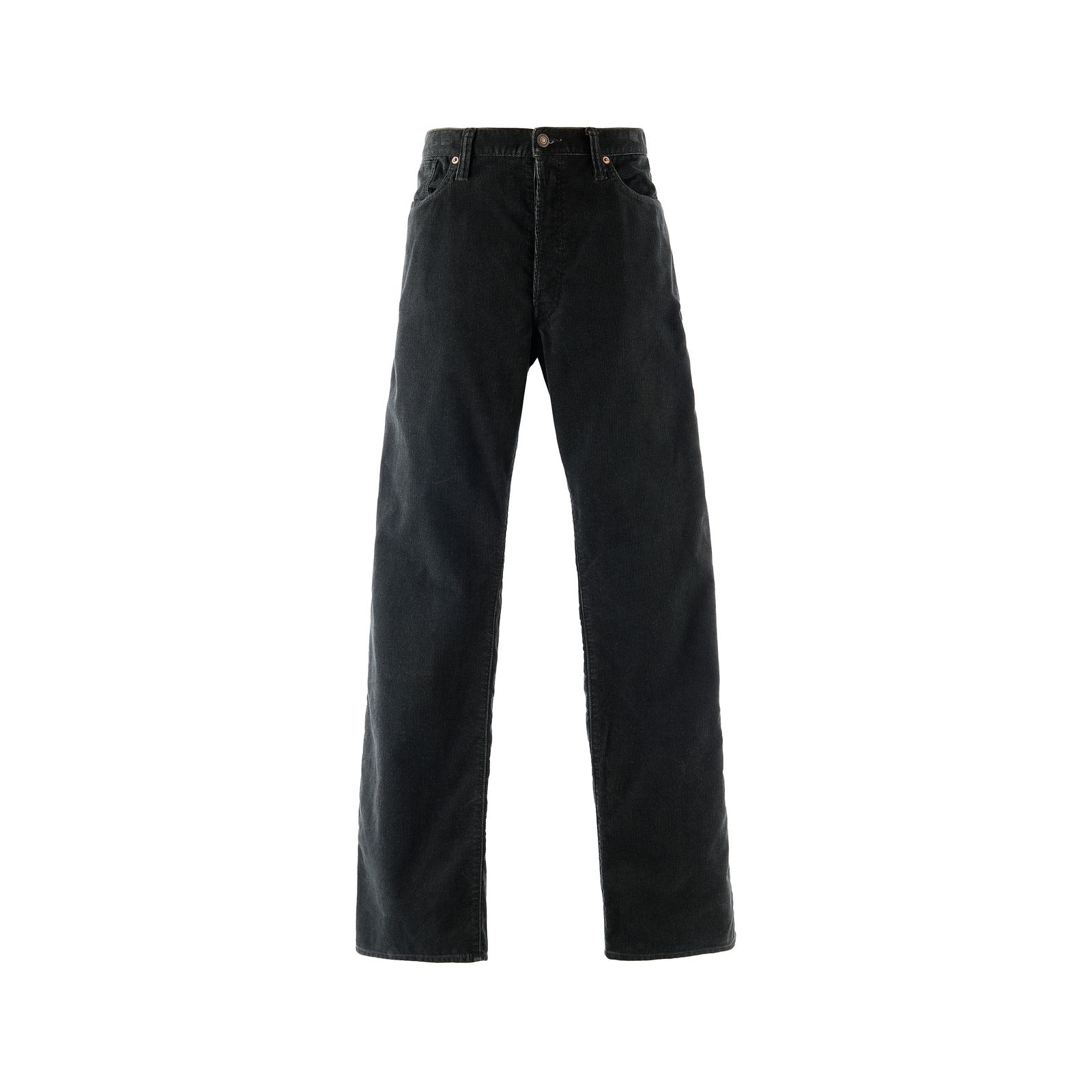 SM-MK1-0000-068 / CORDUROY PANTS / STRAIGHT / BLACK / コーデュロイ ストレートパンツ (ブラック)
