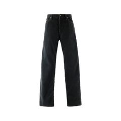 SM-MK1-0000-068 / CORDUROY PANTS / STRAIGHT / BLACK / コーデュロイ ストレートパンツ (ブラック)