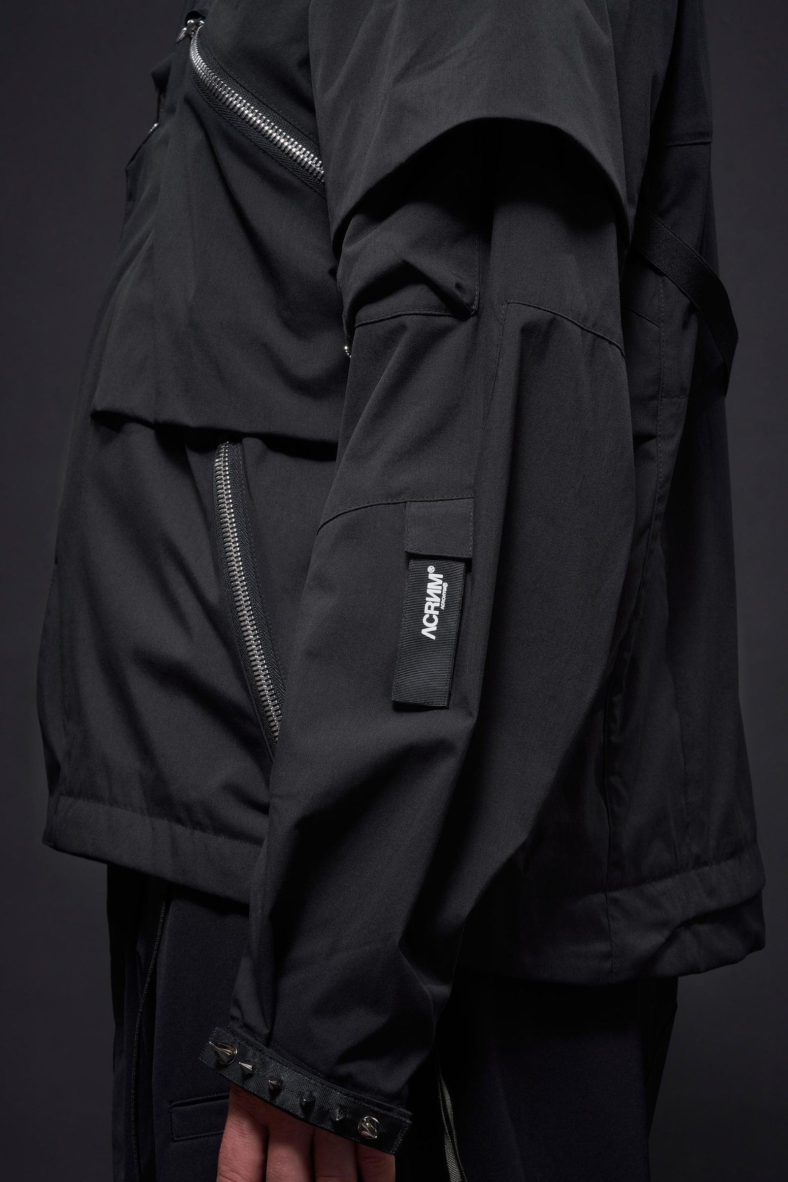 【ラスト1点】J1WB-E / Encapsulated Nylon Interops Jacket Gen. 1 / エンキャプスレイテッド ナイロン インターロプス ジャケット  [ワイドフィット] (ブラック)