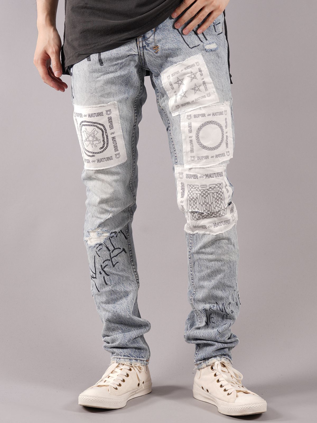 Ksubi - CHITCH DENIM PANTS - デニムパンツ (PUNK BLUE THRASHED