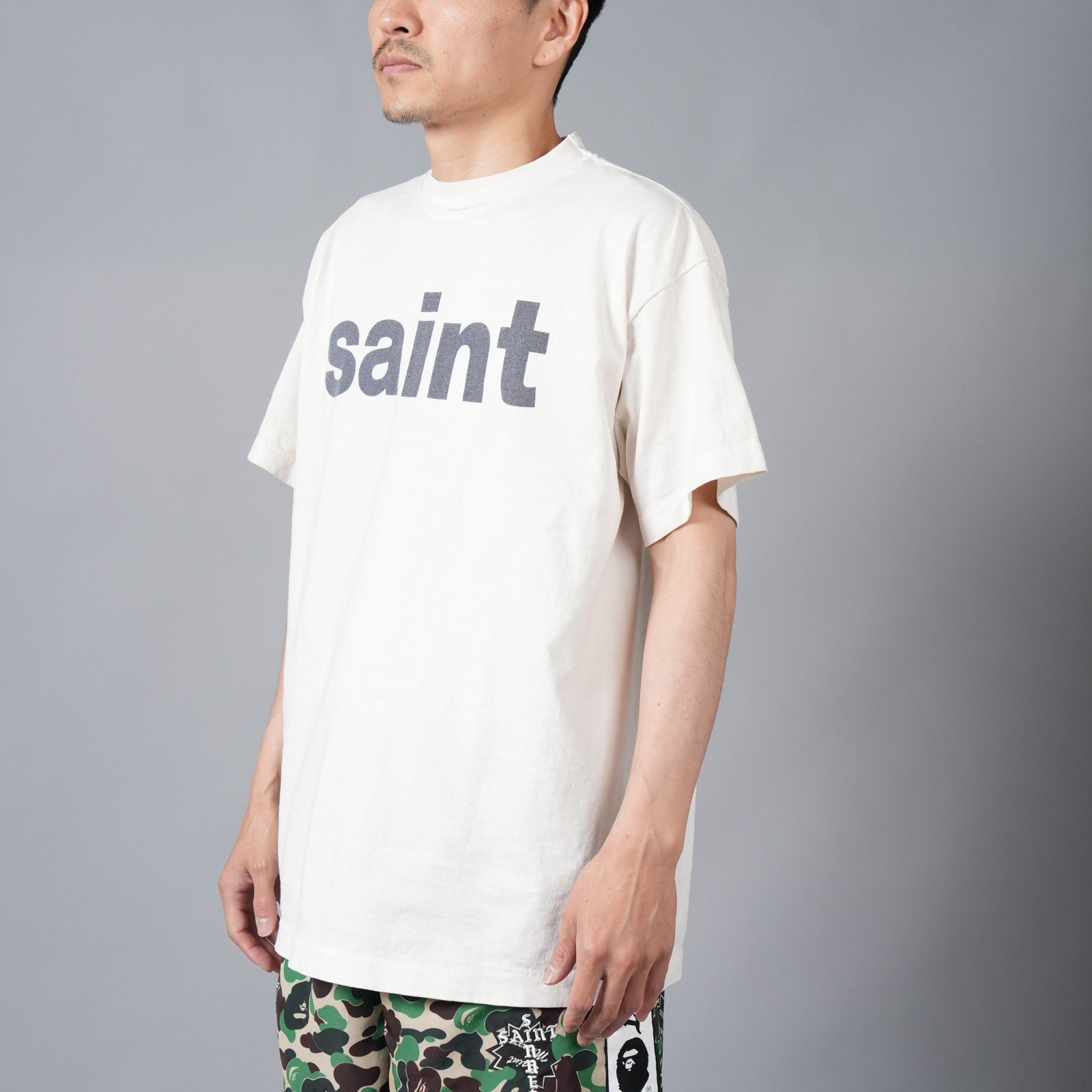 【ラスト1点】[4月27日(土)10時発売!!] SM-YS8-0000-008 / SS TEE / SWEET SAINT / WHITE / Tシャツ (ホワイト)