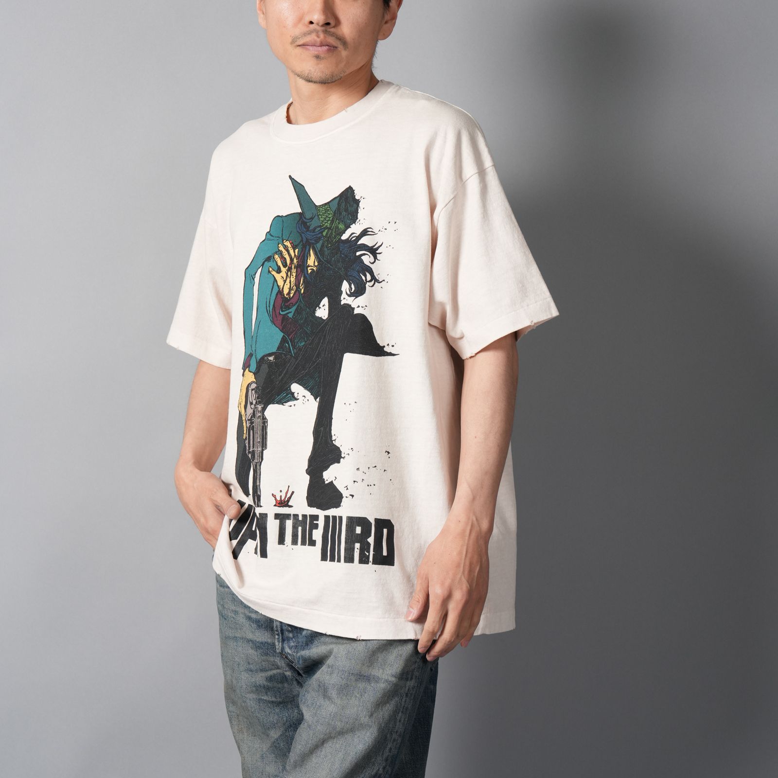 [LUPIN THE IIIRD]  S/S T-Shirt  (JIGEN)  / Tシャツ (ホワイト)