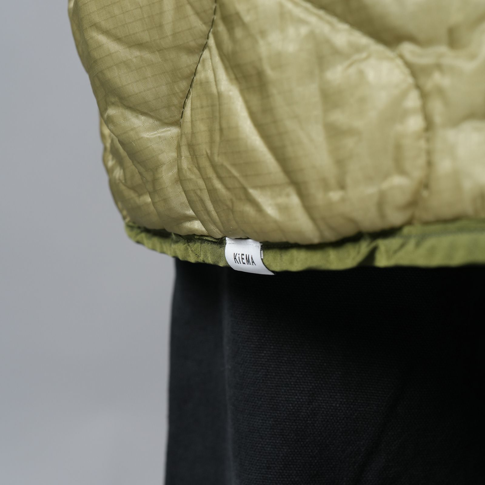 NO:3 / Rebuild U.S.ARMY M-65 Fishtail Parka Quilting Liner  / フィッシュテール パーカー キルティングライナー [古着リメイク](カーキ)