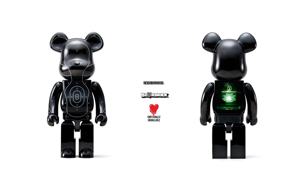 NEIGHBORHOOD x BE@RBRICK x Emotionally Unavailable