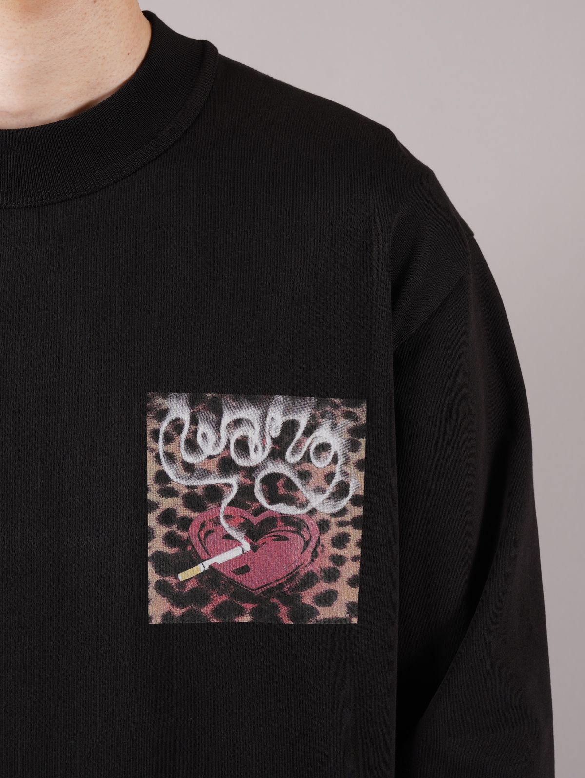 alexander wang - ラスト1点 / LONG SLEEVE T-SHIRT WITH SMOKE