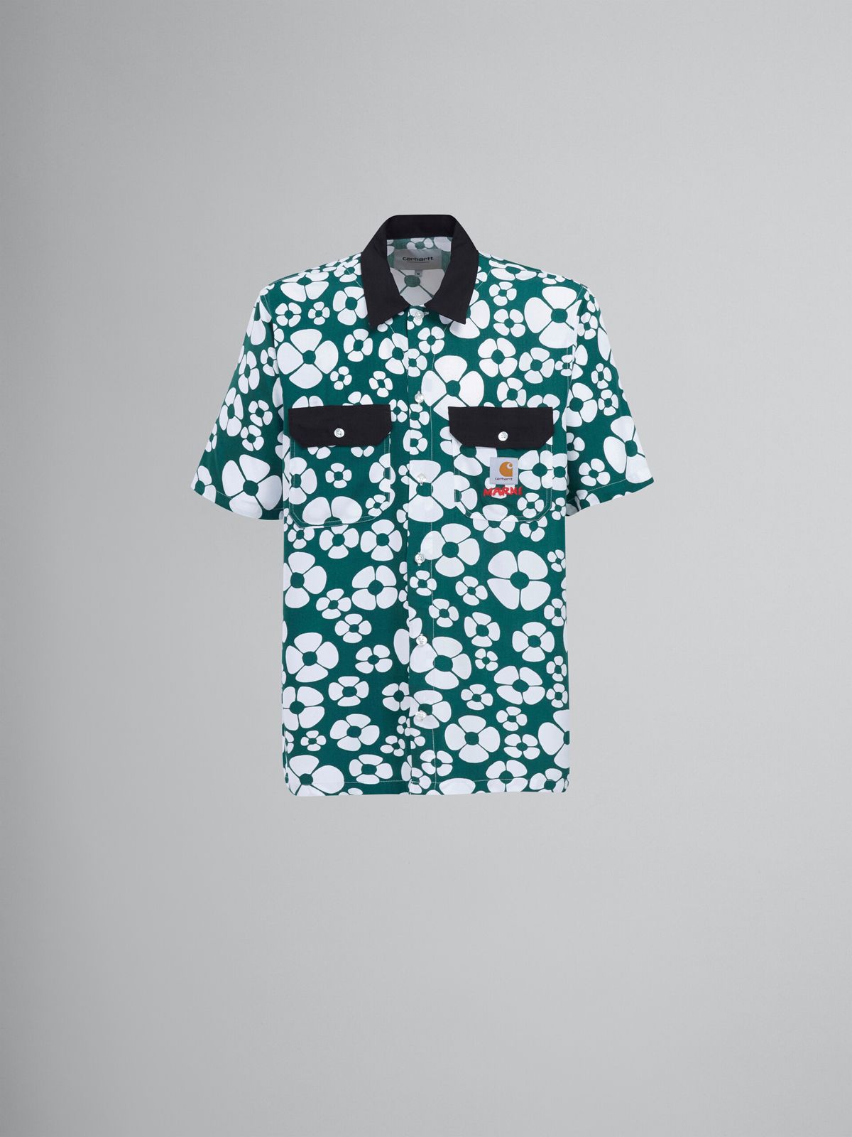 MARNI - 【ラスト1点】 MARNI X CARHARTT WIP - GREEN SHORT-SLEEVED 