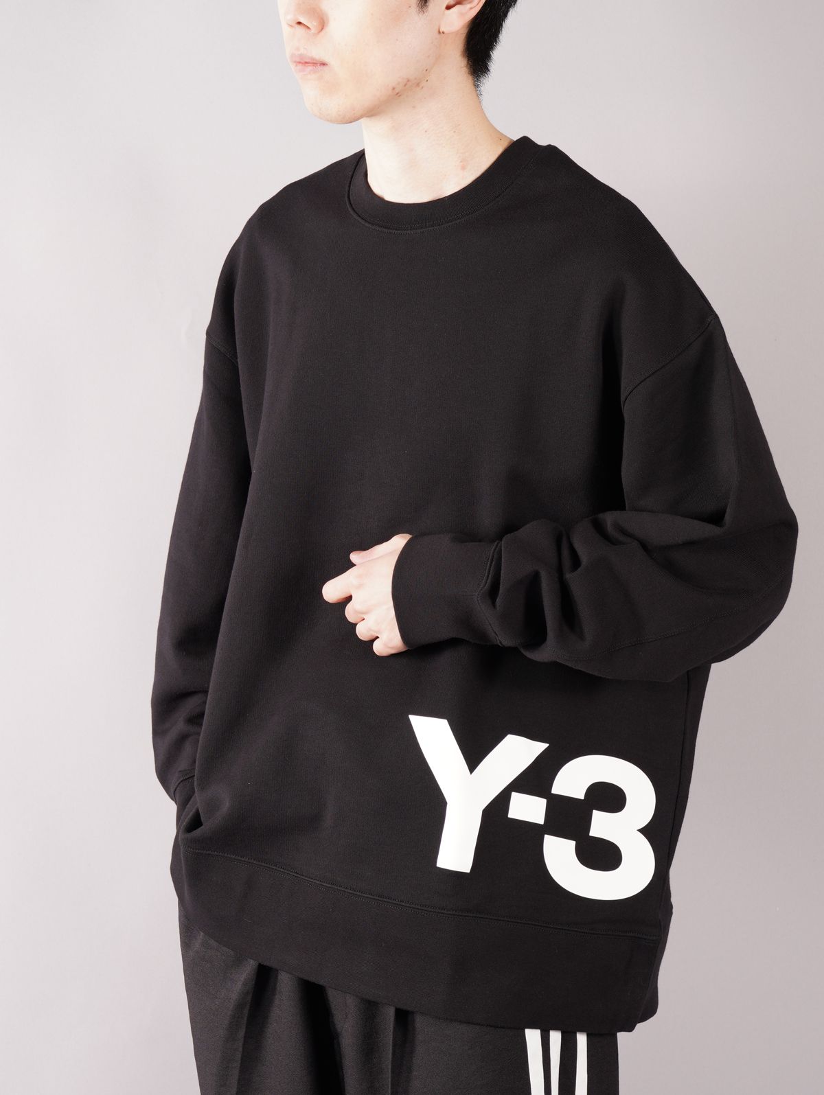 Y-3 - ラスト1点 / U CH1 LARGE CREW SWEAT SHIRTS / ラージ クルー