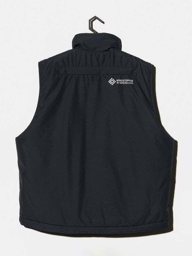 【ラスト1点】WINDSTOPPER BY GORE-TEX LABS 2L PRIMALOFT VEST / ゴアテックス ラボ / プリマロフト / ベスト (ブラック)