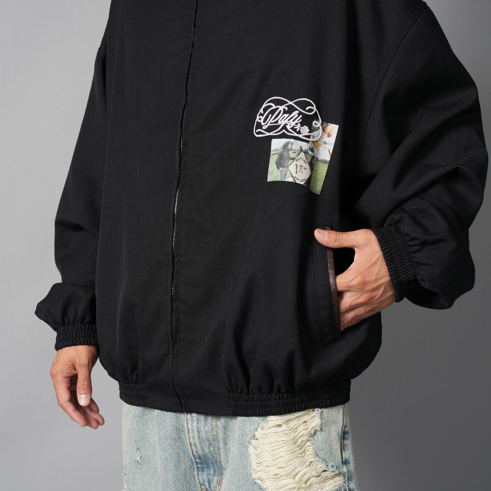 TRACKS JACKET    / トラックジャケット (ネイビー)