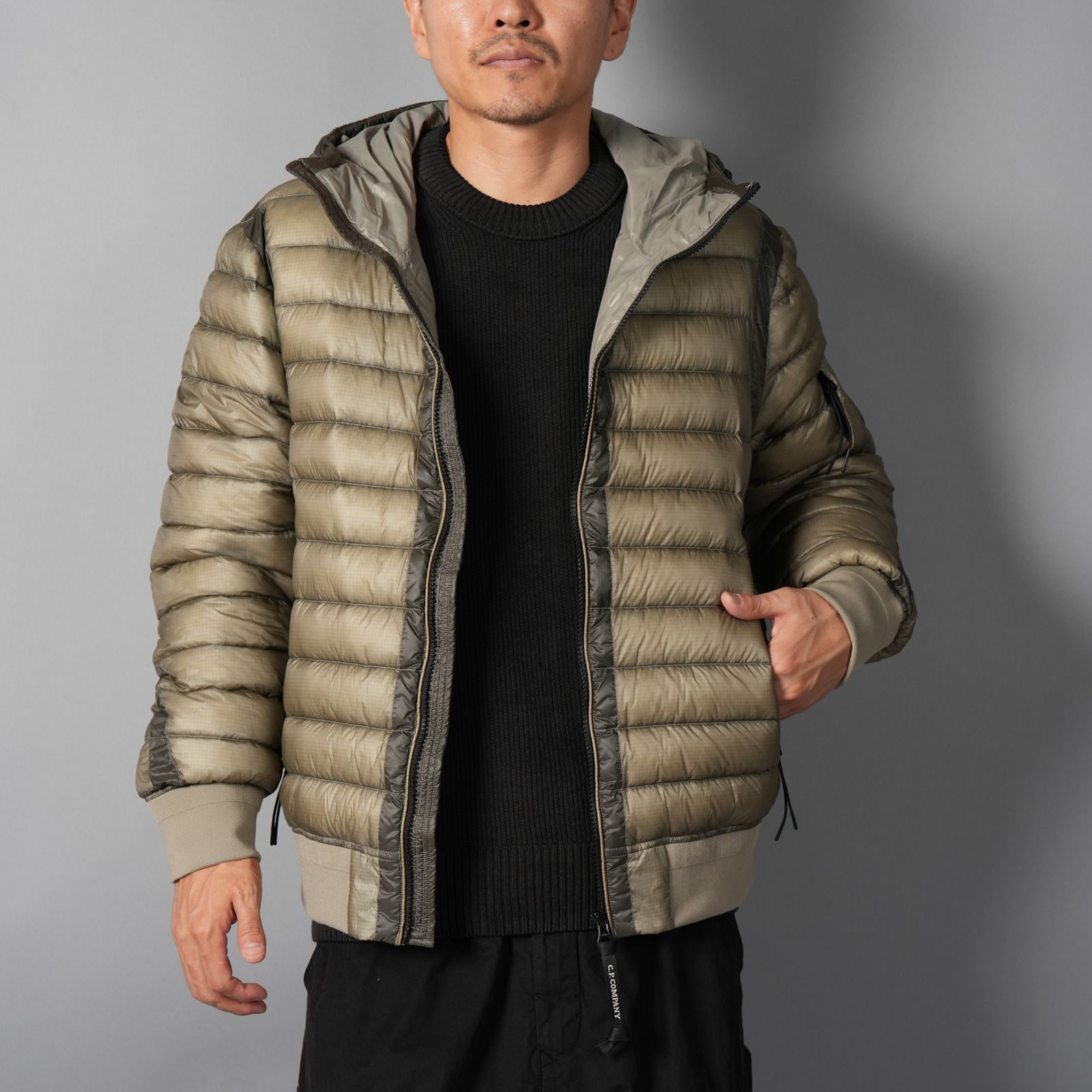 【残りわずか】D.D. Shell Hooded Lens Down Jacket / フーデッド レンズ ダウンジャケット (フォールンロック)