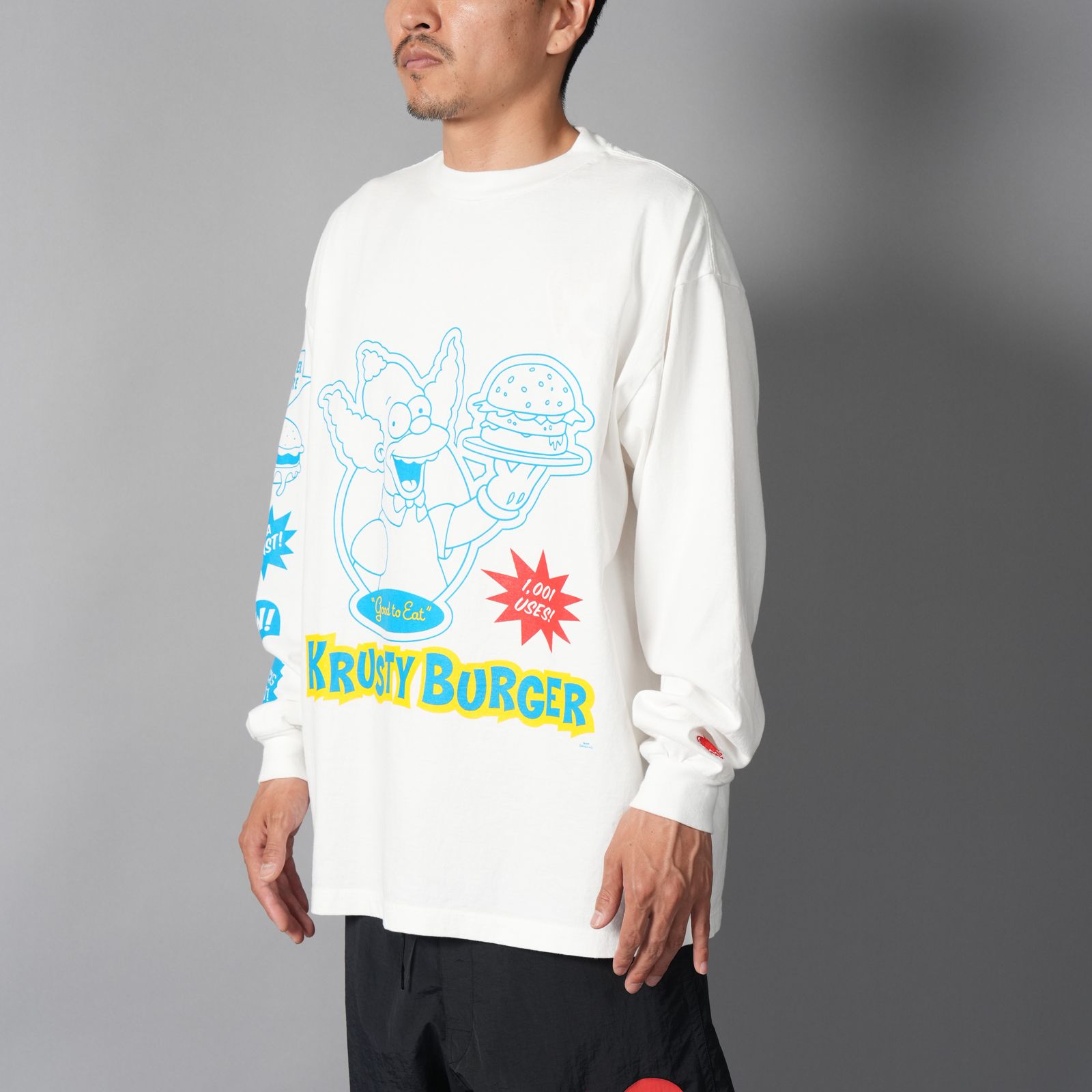 【コラボ】EU-MK8-0000-C028 / EU SP STICKER LS TEE / WHITE / ロンT・カットソー (ホワイト)